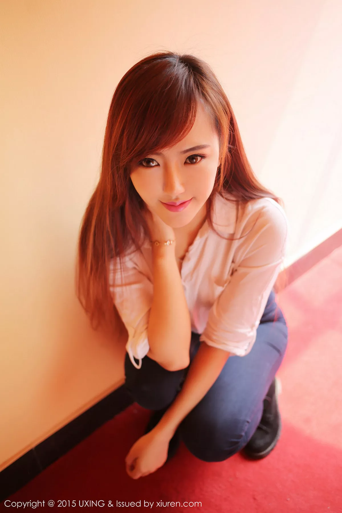 秀人集.com_[UXING优星馆]Vol.001_嫩模赵婉妮Wanni紧身牛仔裤完美身材性感翘臀写真67P