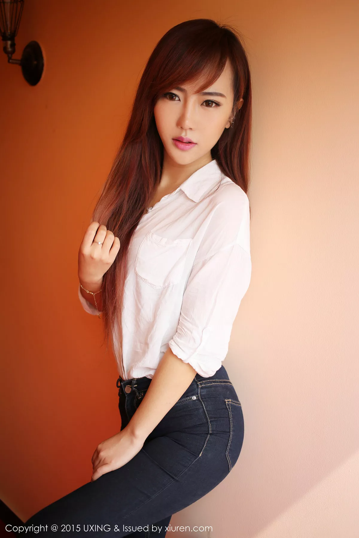 秀人集.com_[UXING优星馆]Vol.001_嫩模赵婉妮Wanni紧身牛仔裤完美身材性感翘臀写真67P