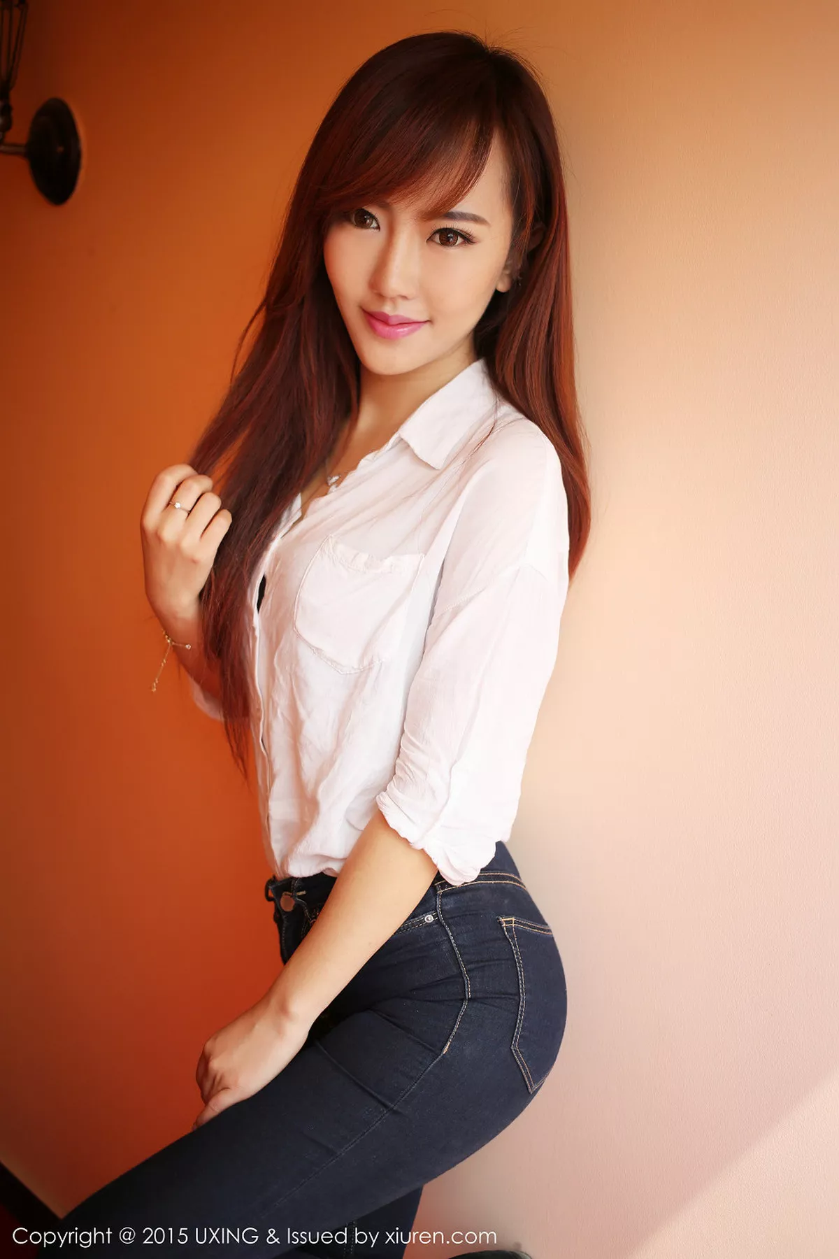 秀人集.com_[UXING优星馆]Vol.001_嫩模赵婉妮Wanni紧身牛仔裤完美身材性感翘臀写真67P