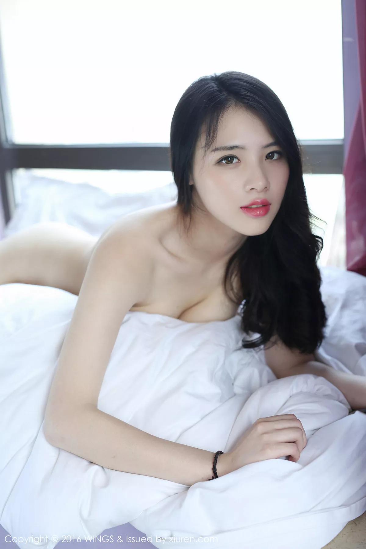 秀人集.com_[WingS影私荟]Vol.009_嫩模舒林培火辣女警制服及性感内衣白色蕾丝诱惑写真50P