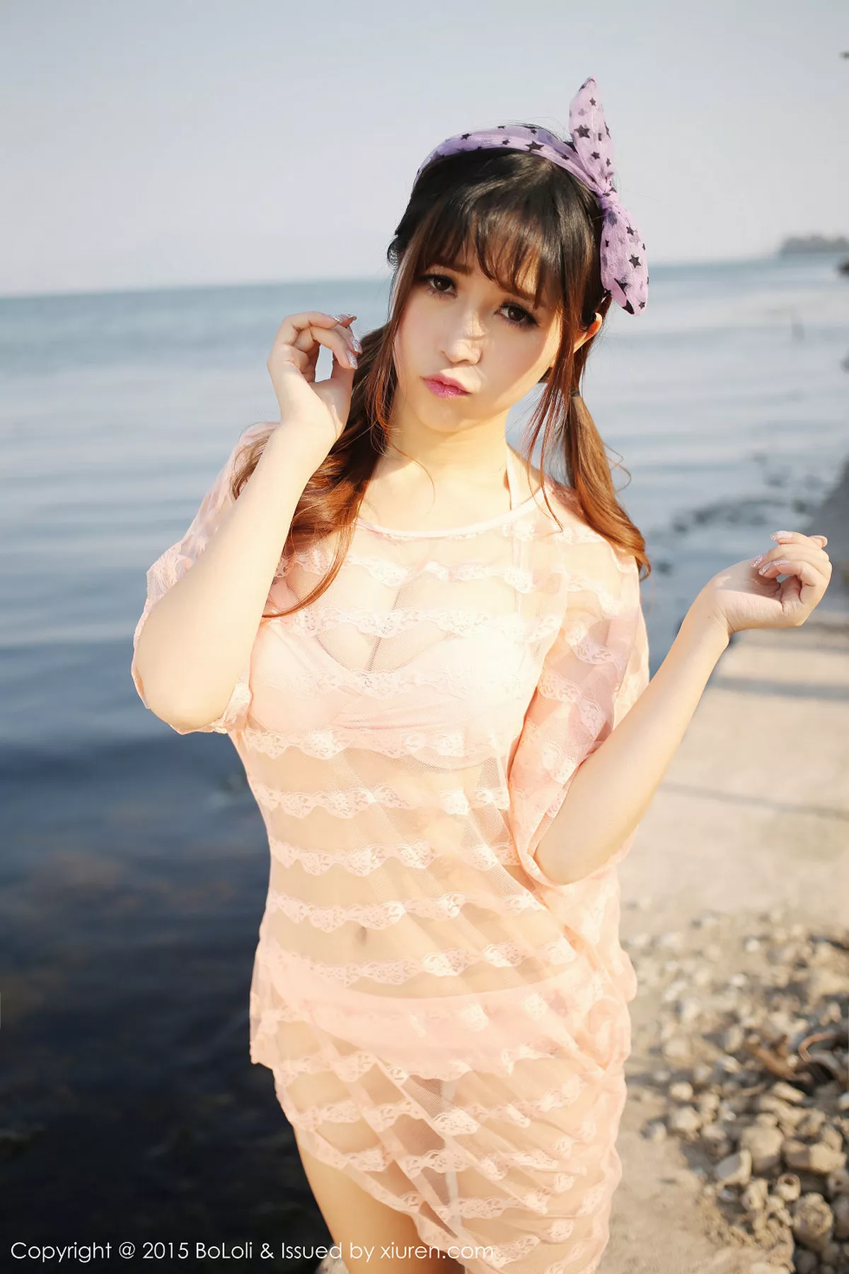 秀人集.com_[BoLoli波萝社]Vol.010_巨乳嫩模张优ayoyo大理旅拍白色蕾丝内衣豪乳写真40P