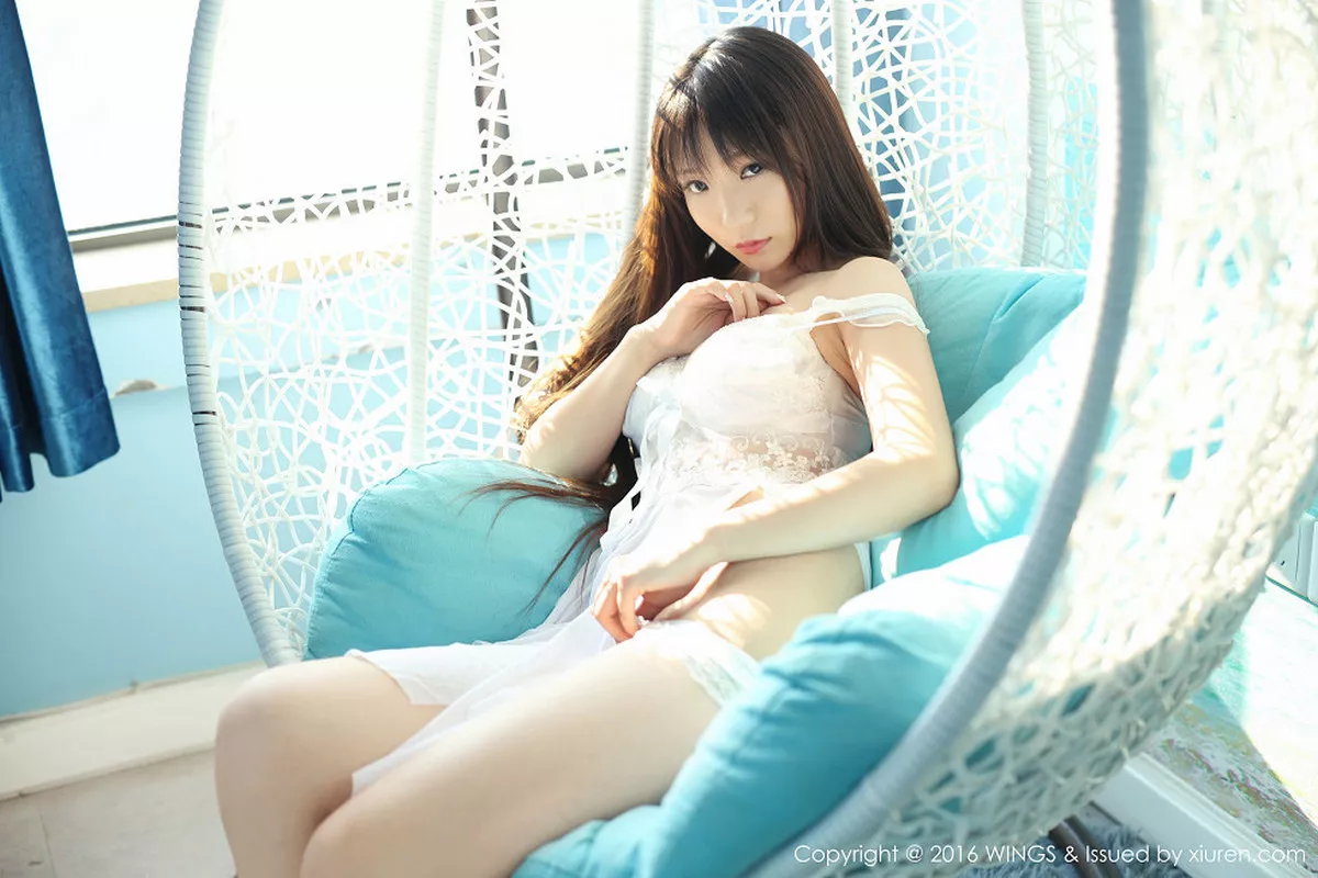 秀人集.com_[WingS影私荟]Vol.007_新人嫩模啊狸居家私房黑色女仆装半裸秀豪乳写真80P