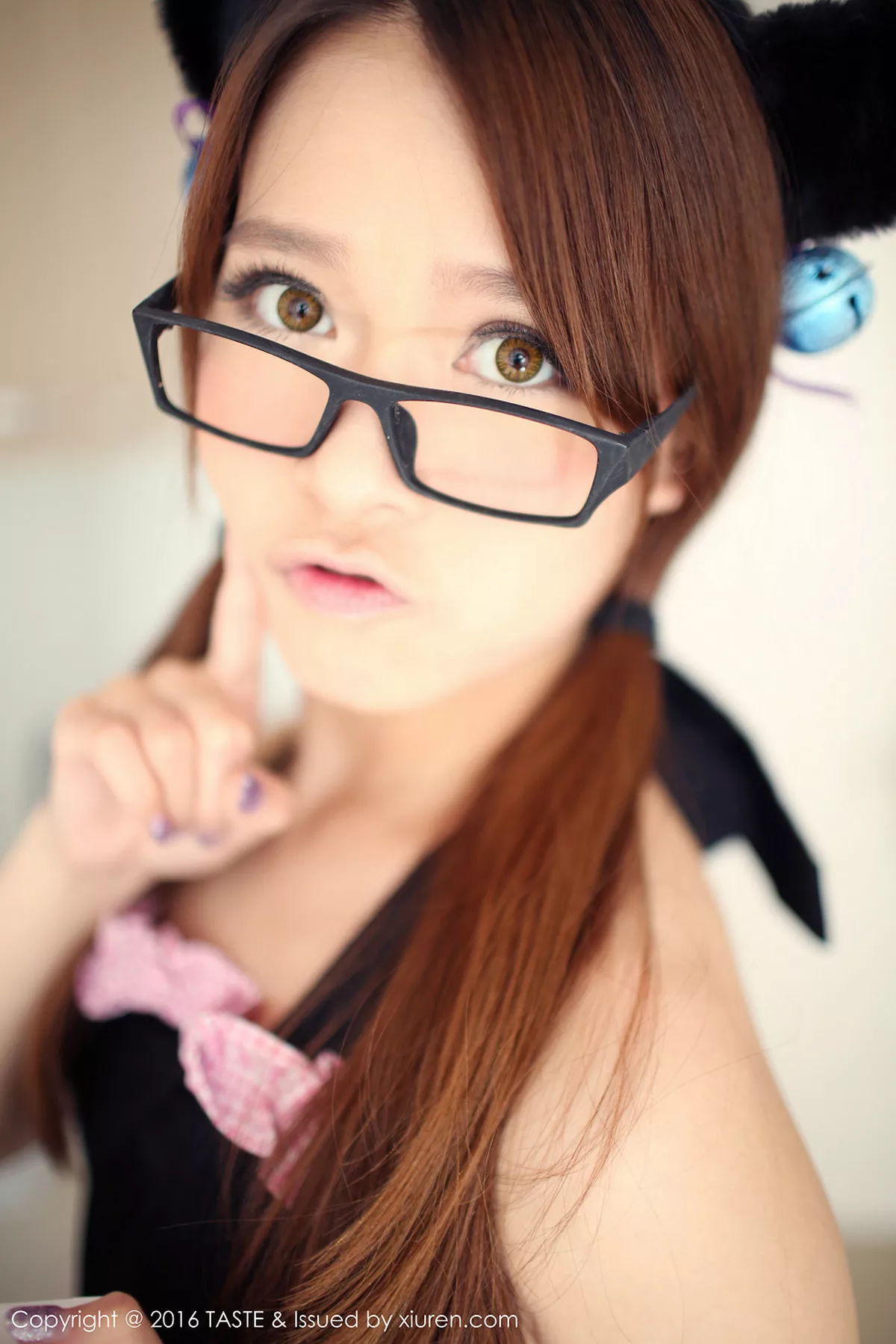 秀人集.com_[Taste顽味生活]Vol.005_嫩模Carol酱性感兔女郎黑色女仆装居家写真61P