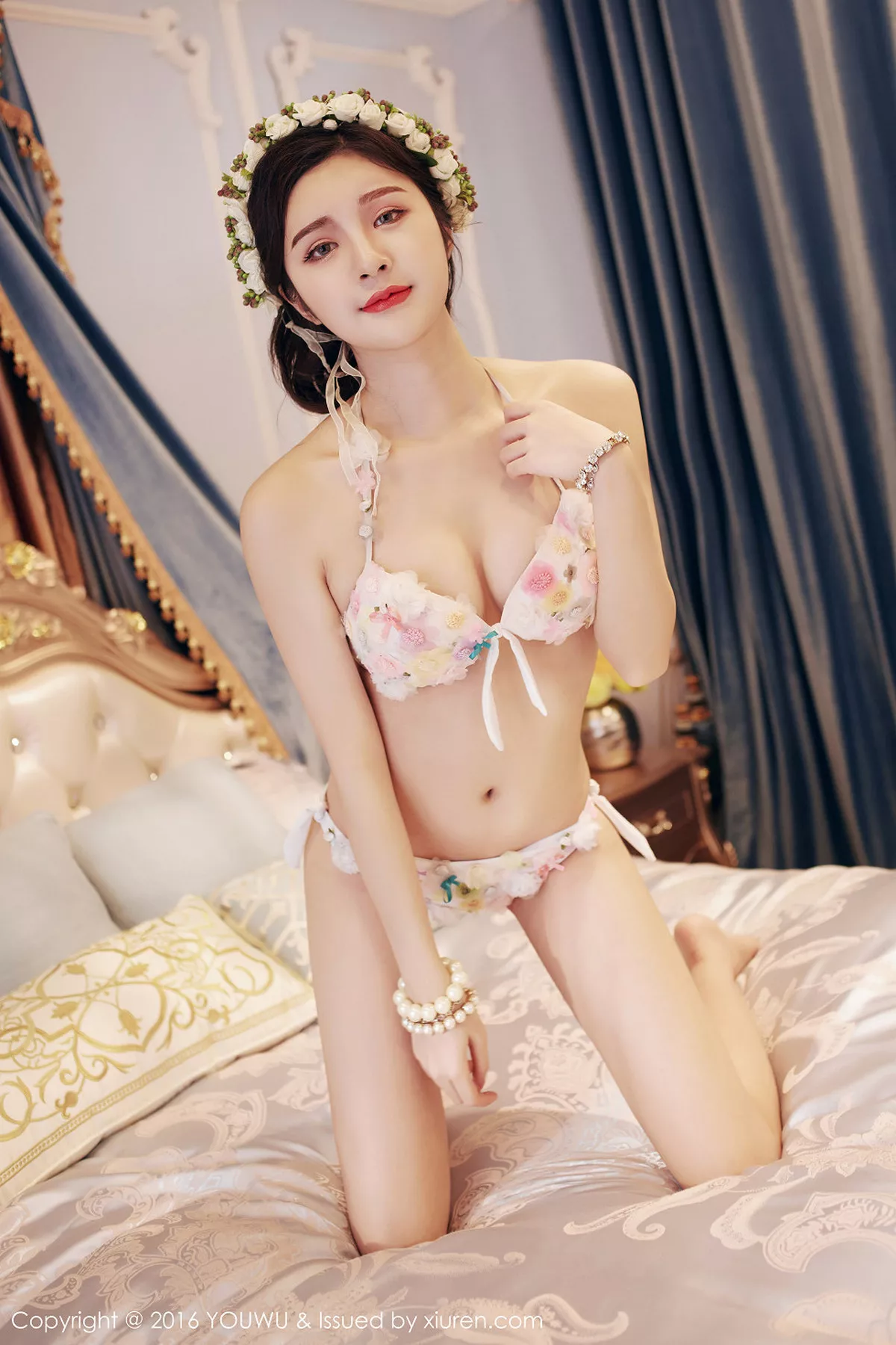 秀人集.com_[YouWu尤物馆]Vol.013_新人颖儿EI性感内衣秀美胸漂亮花环女神气质写真57P