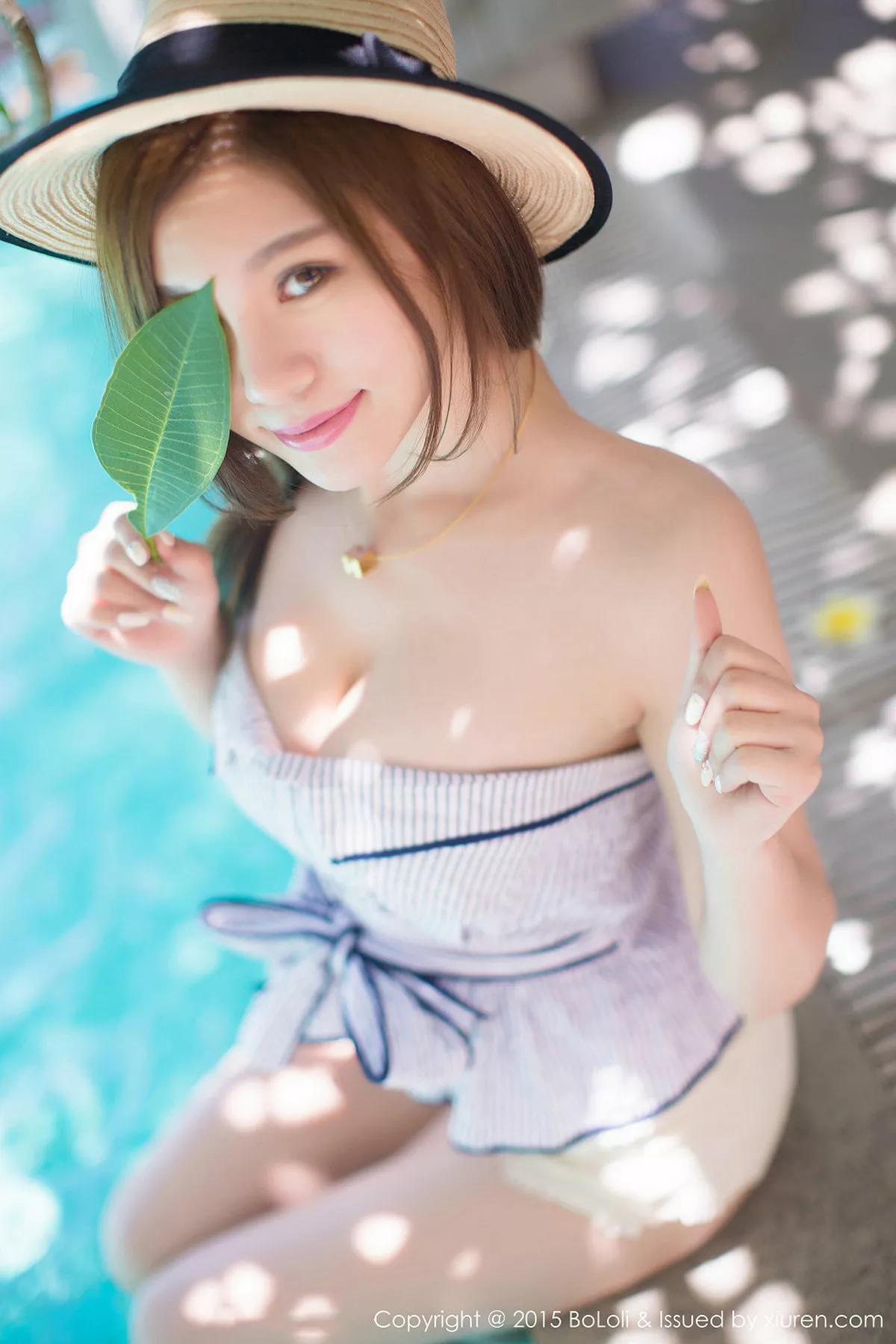 秀人集.com_[BoLoli波萝社]Vol.014_嫩模刘娅希三亚旅拍性感内衣傲人美胸清新迷人写真80P