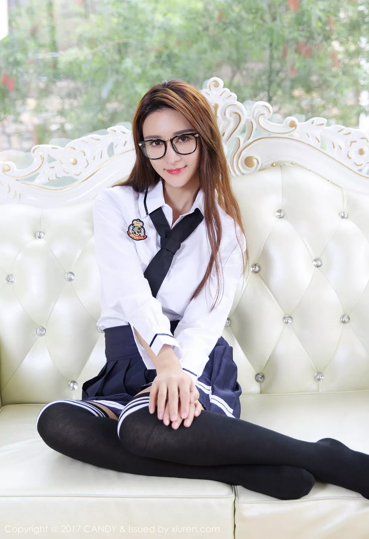 秀人集.com_[Candy糖果画报]Vol.020_混血嫩模伊莉娜私房白色内衣全裸上身豪乳诱惑写真58P