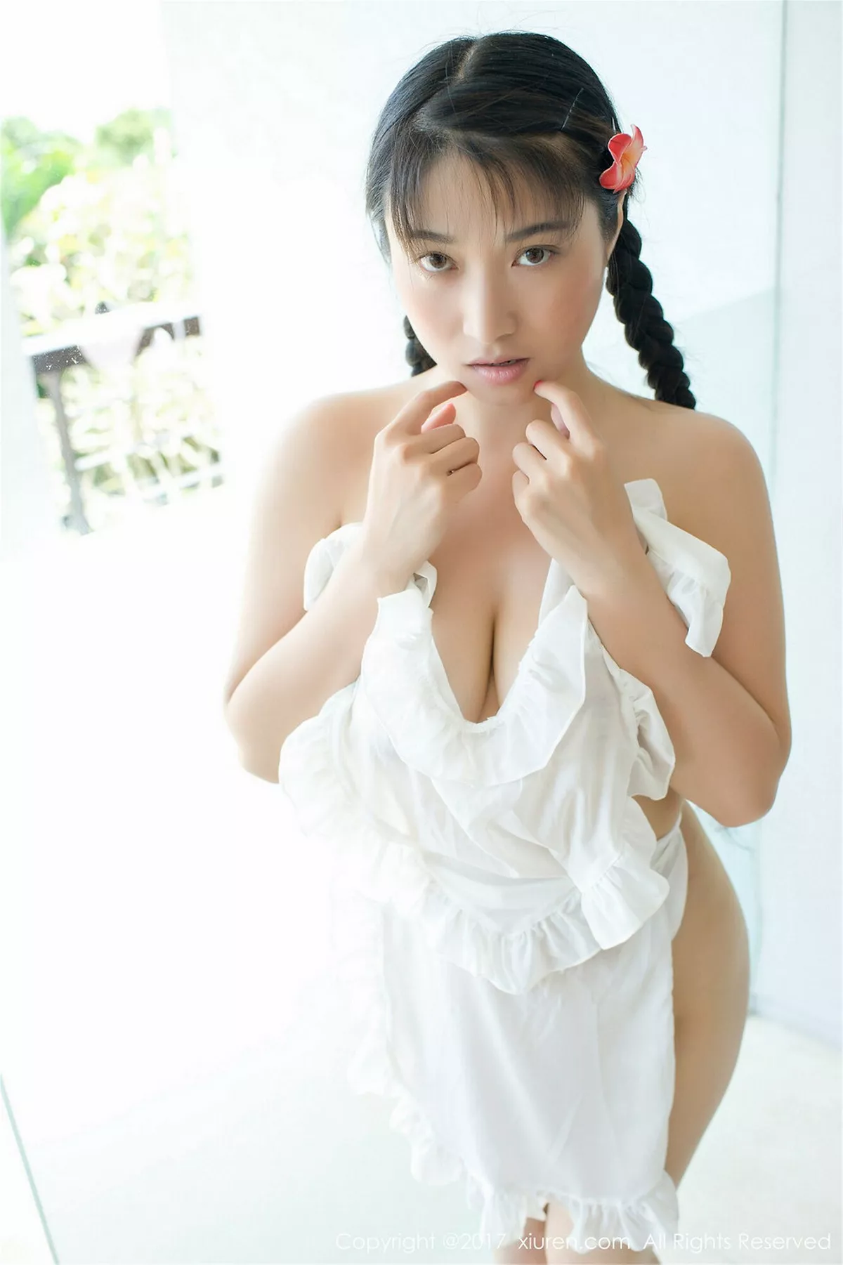 秀人集.com_[XiuRen秀人网]No.751_F胸嫩模盼盼玉奴巴厘岛旅拍性感女仆装大尺度爆乳诱惑写真70P