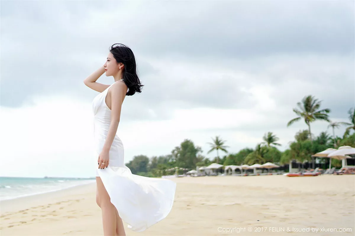 秀人集.com_[FeiLin嗲囡囡]Vol.092_清纯女神施忆佳KITTY红色比基尼秀骨感身材清新迷人写真54P