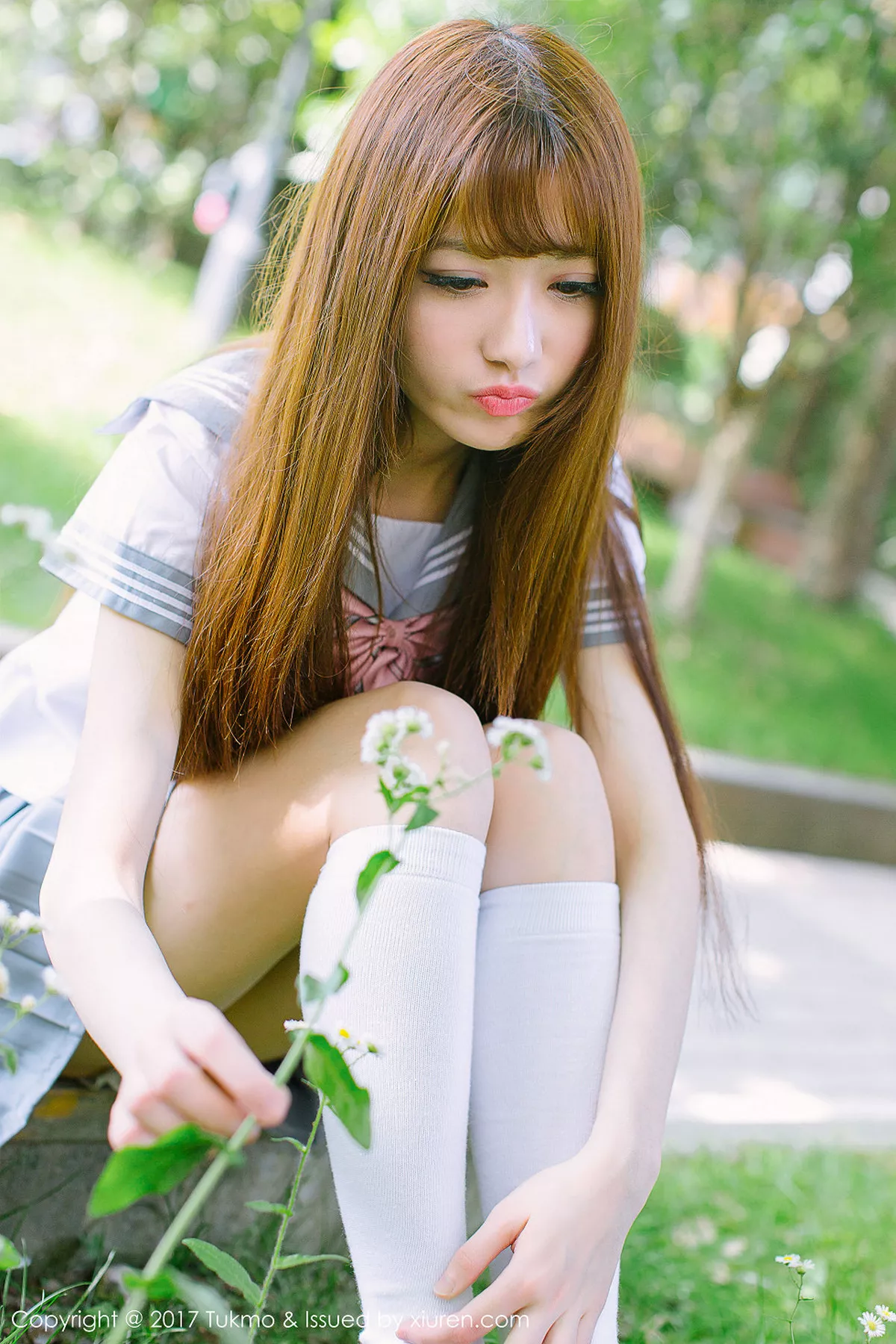 秀人集.com_[Tukmo兔几盟]Vol.094_嫩模赵乃莹性感学生装及成熟红色连身裙清爽迷人写真33P