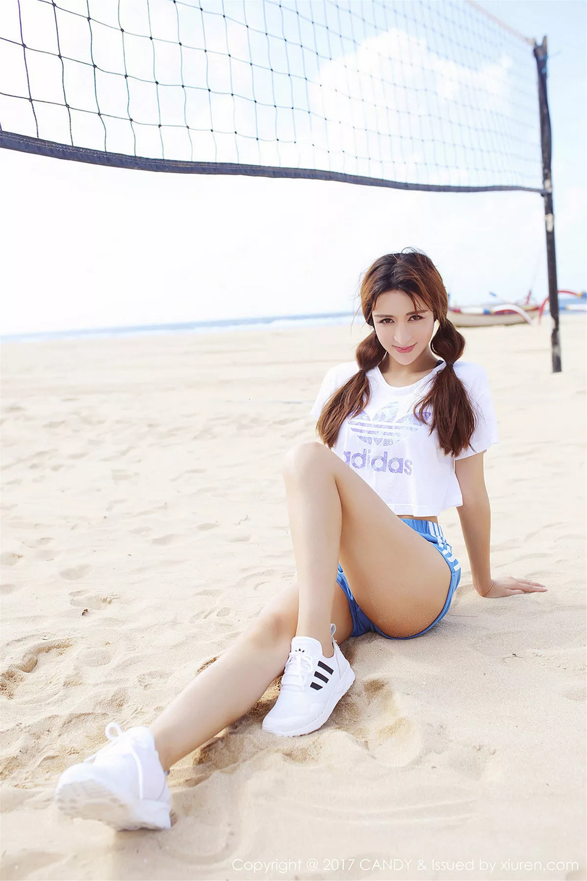 秀人集.com_[Candy糖果画报]Vol.024_嫩模伊莉娜巴厘岛旅拍性感短裤运动装秀完美身材写真61P