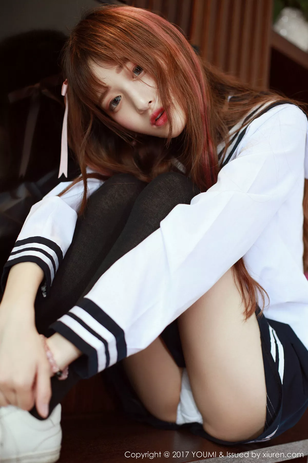 秀人集.com_[YouMi尤蜜荟]Vol.046_新人嫩模little贝壳居家白色蕾丝内衣秀白嫩肌肤性感写真50P