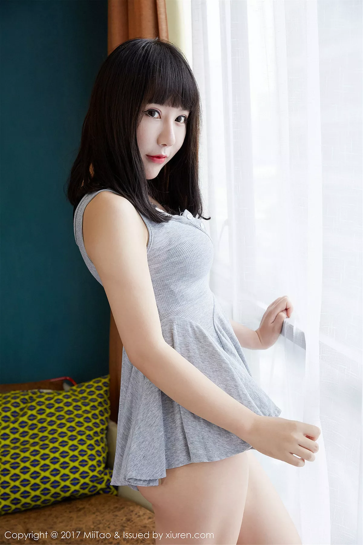 秀人集.com_[MiiTao蜜桃社]Vol.067_嫩模雪碧牛仔热裤粉红吊带背心真空秀豪乳激凸诱惑写真57P