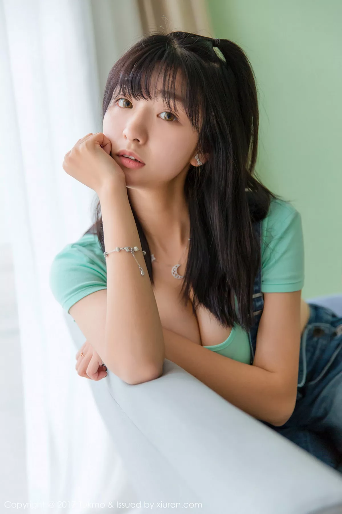 秀人集.com_[Tukmo兔几盟]Vol.095_巨乳萝莉球球居家牛仔裤系列娇羞可人清爽迷人写真41P