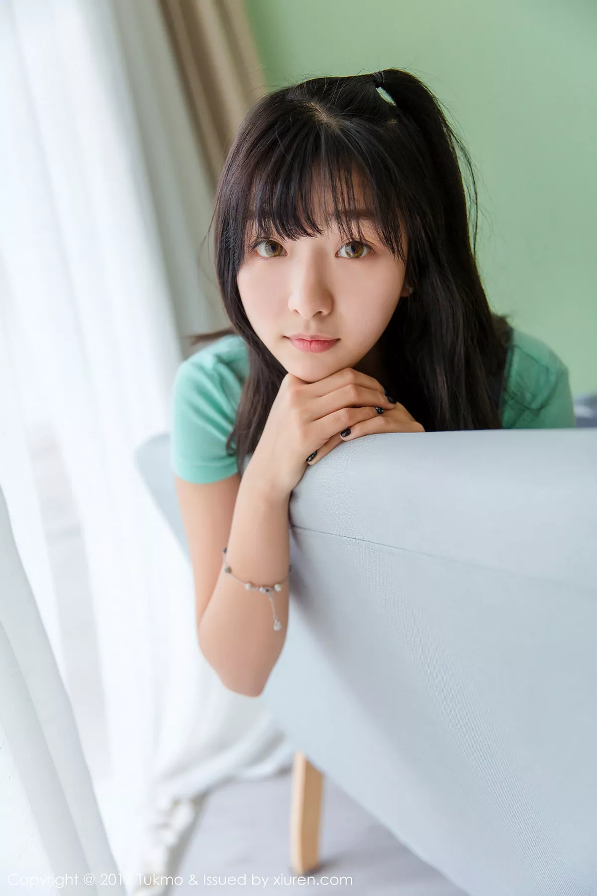 秀人集.com_[Tukmo兔几盟]Vol.095_巨乳萝莉球球居家牛仔裤系列娇羞可人清爽迷人写真41P