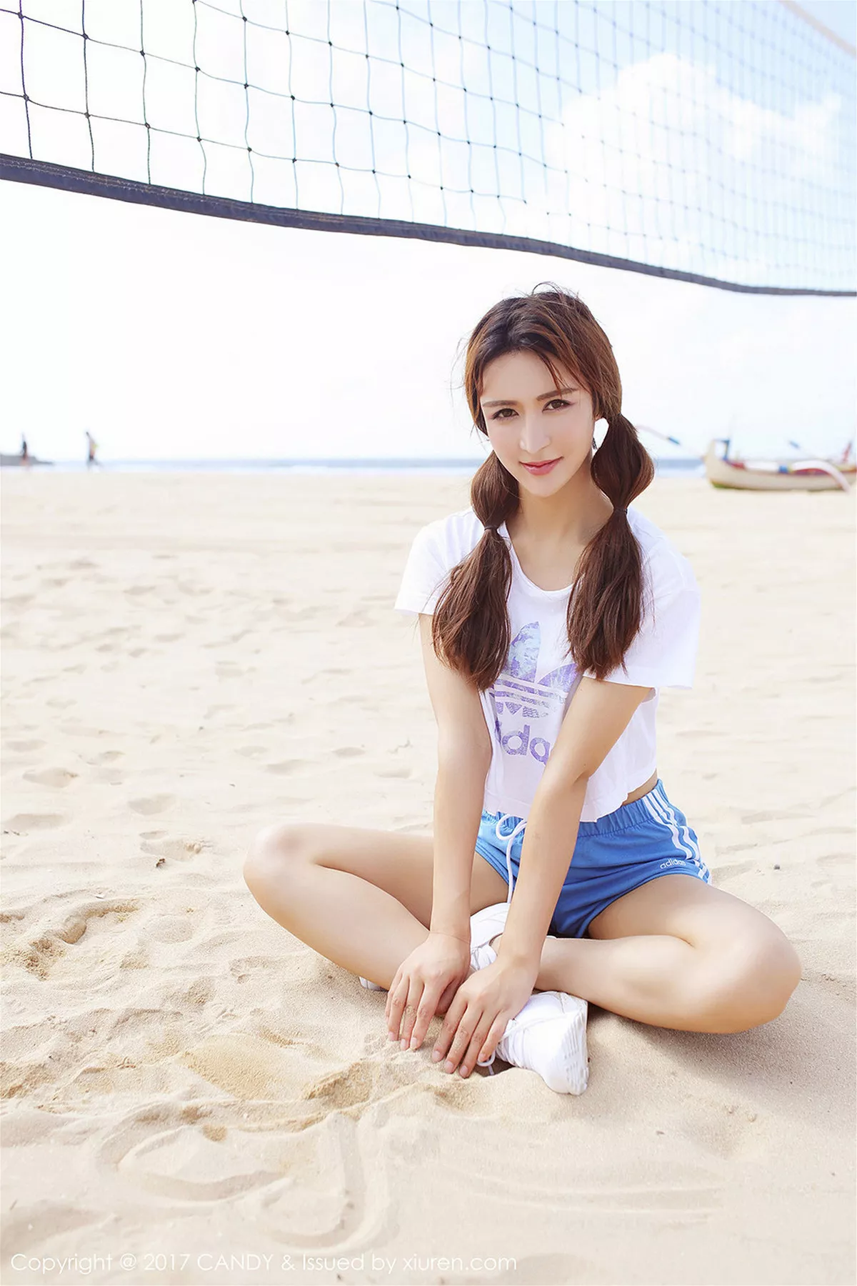 秀人集.com_[Candy糖果画报]Vol.024_嫩模伊莉娜巴厘岛旅拍性感短裤运动装秀完美身材写真61P