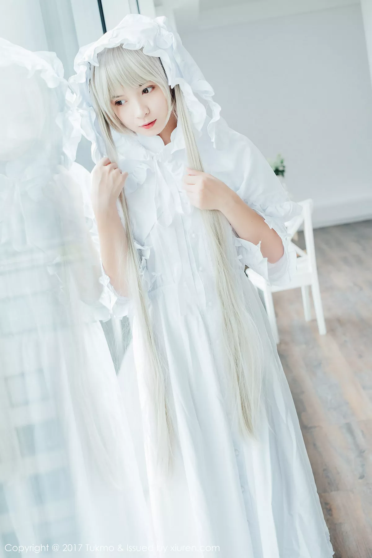 秀人集.com_[Tukmo兔几盟]Vol.097_新人嫩模鱼丸COS春日野穹系列雪嫩皮肤甜美迷人写真39P