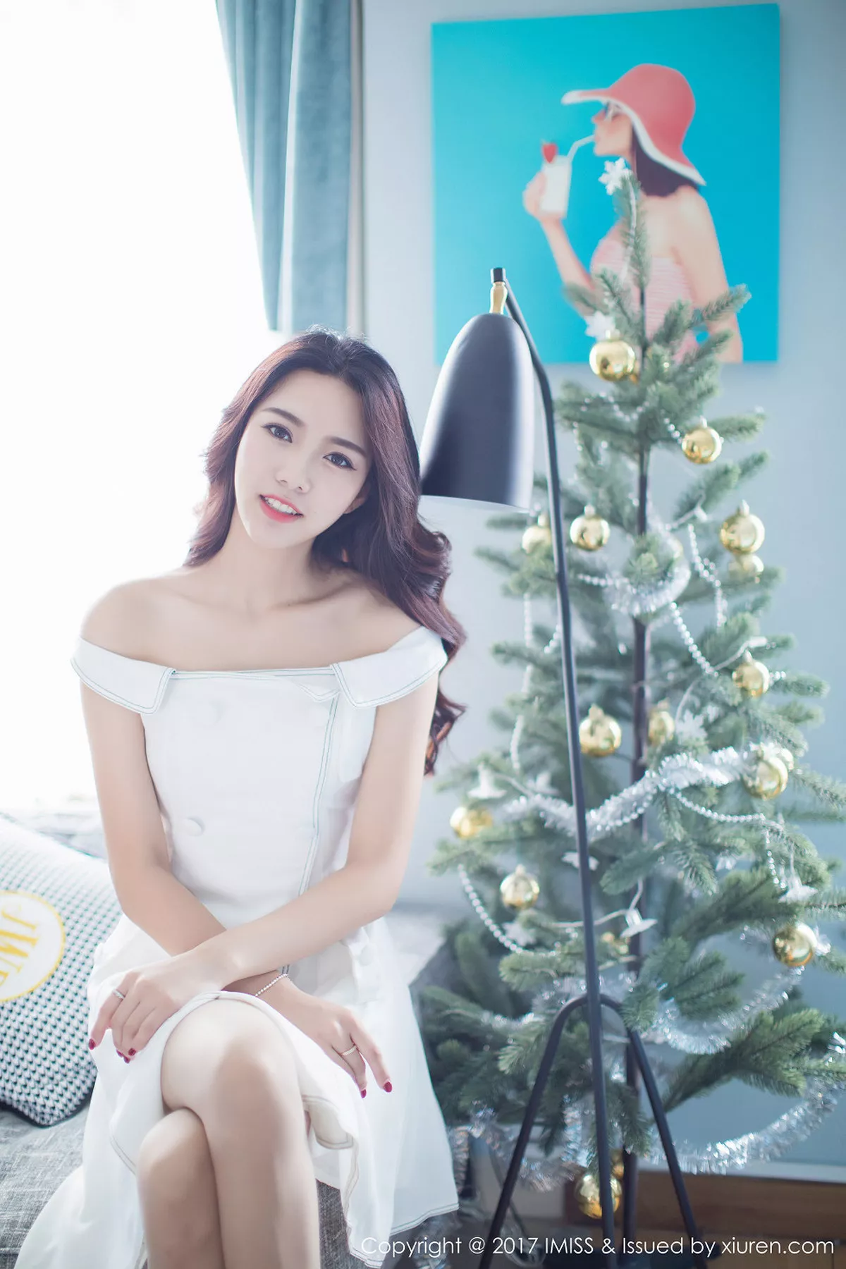 秀人集.com_[IMISS爱蜜社]Vol.174_新人嫩模嫣儿居家白色连身裙秀苗条身材婀娜多姿性感写真65P
