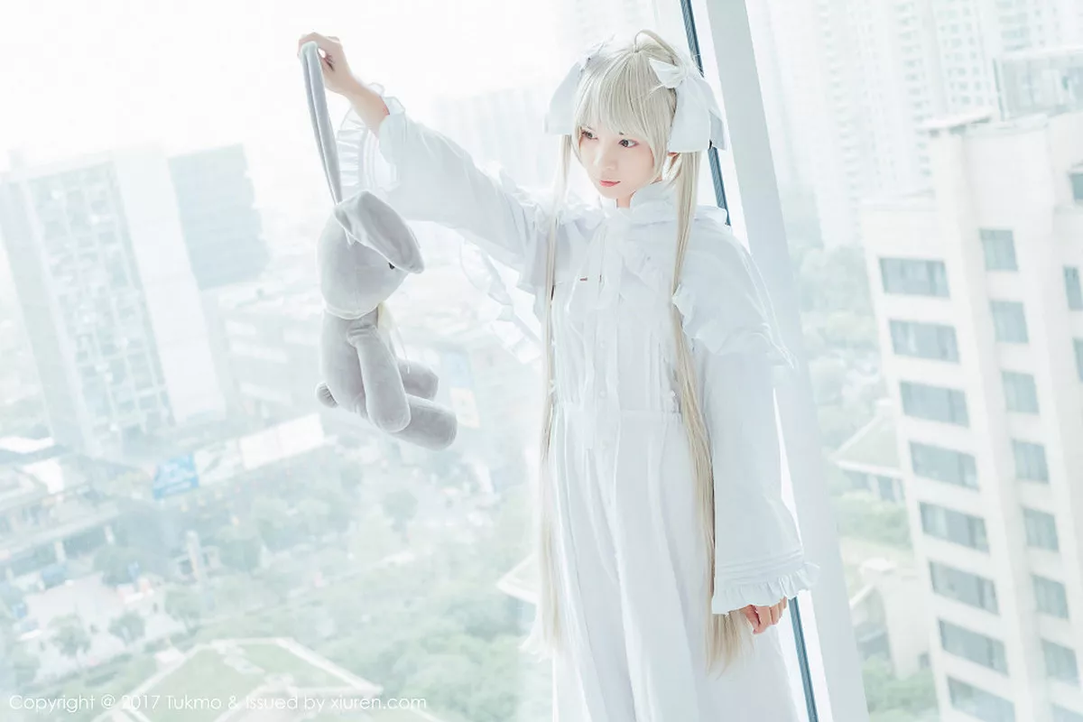 秀人集.com_[Tukmo兔几盟]Vol.097_新人嫩模鱼丸COS春日野穹系列雪嫩皮肤甜美迷人写真39P