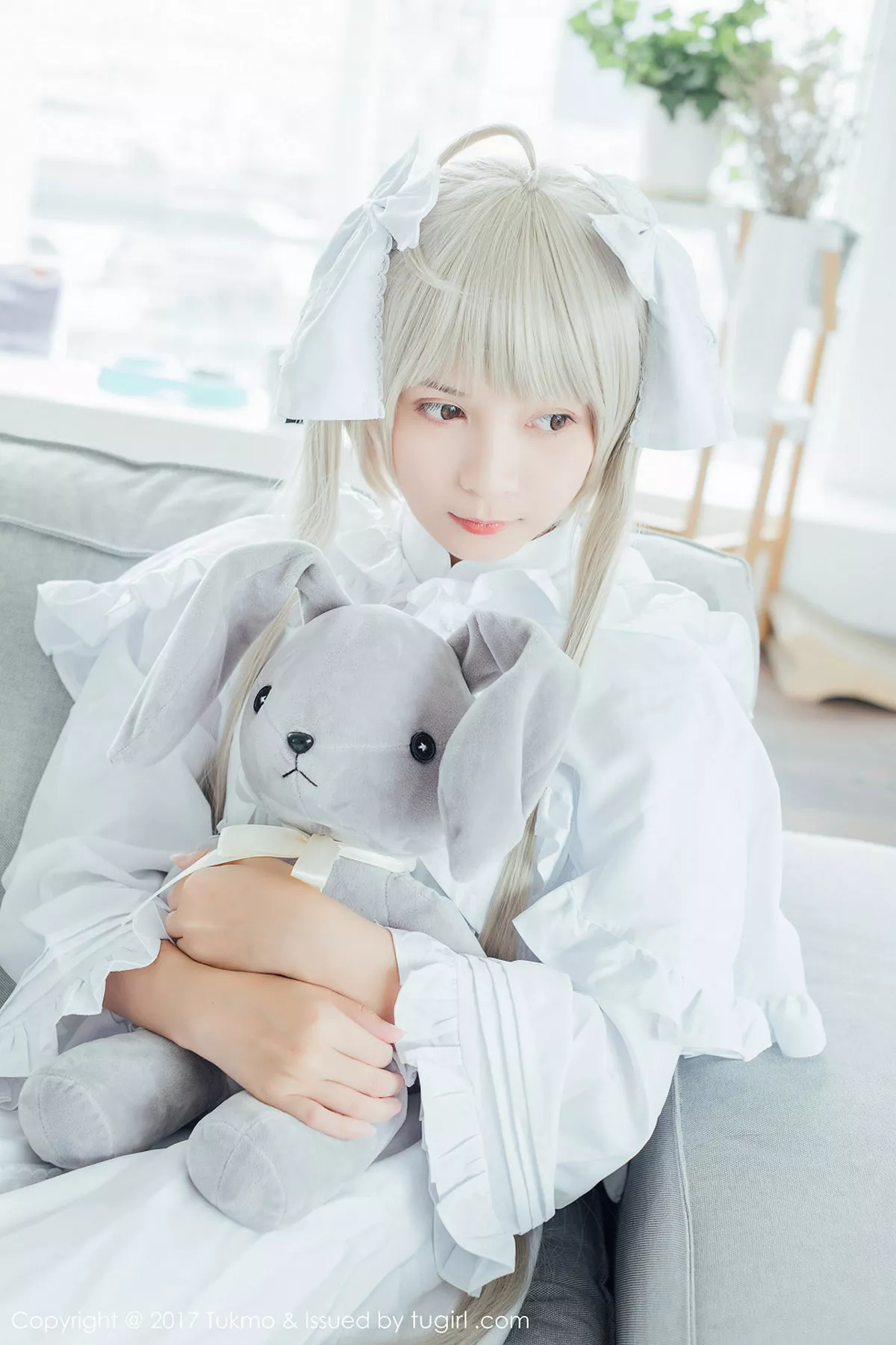 秀人集.com_[Tukmo兔几盟]Vol.097_新人嫩模鱼丸COS春日野穹系列雪嫩皮肤甜美迷人写真39P