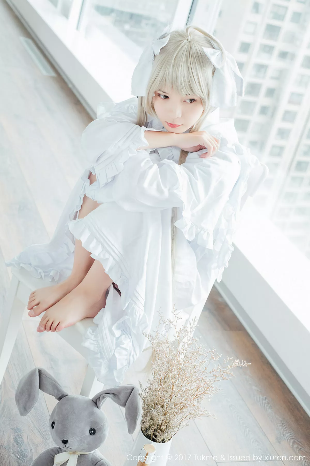 秀人集.com_[Tukmo兔几盟]Vol.097_新人嫩模鱼丸COS春日野穹系列雪嫩皮肤甜美迷人写真39P