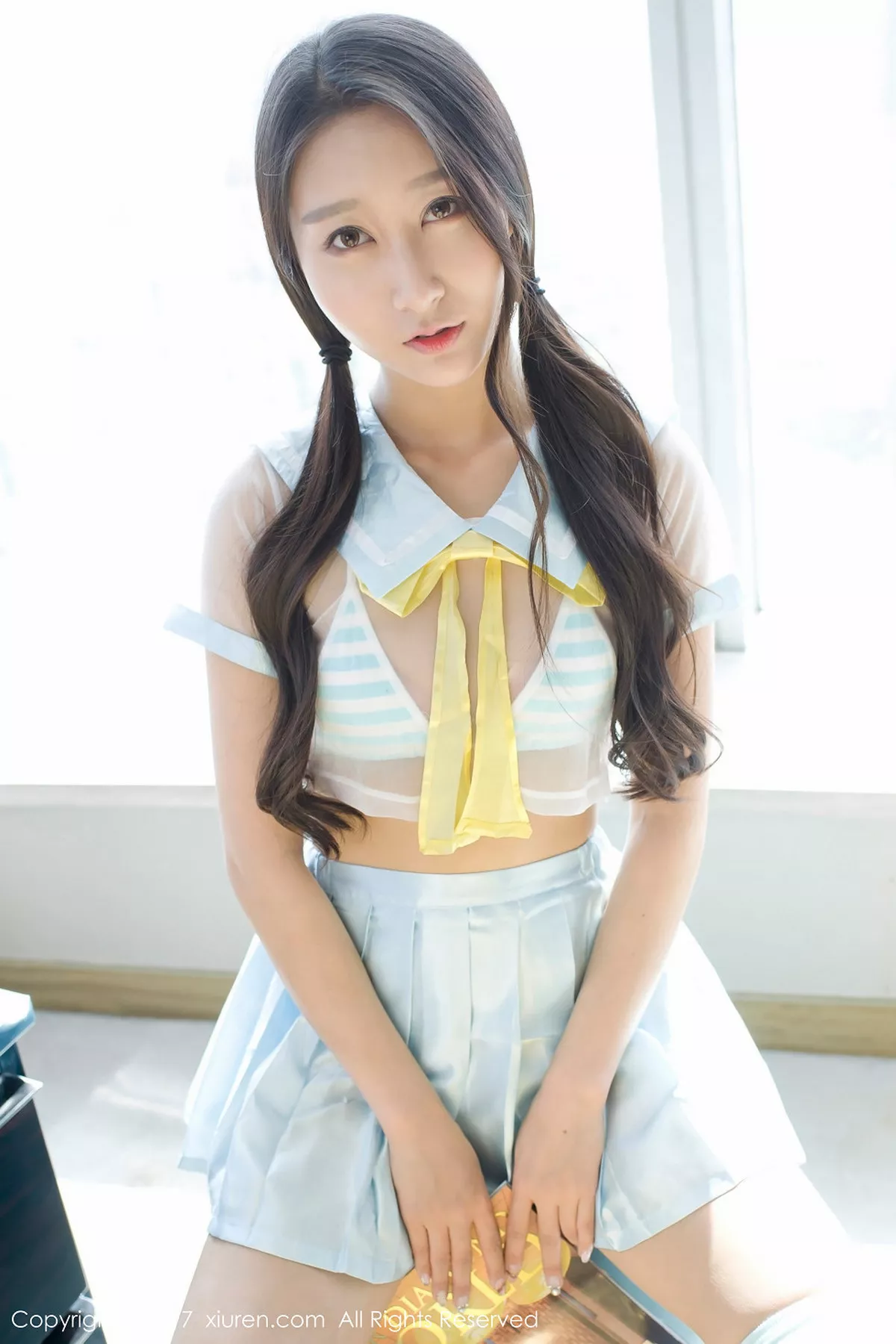 秀人集.com_[XiuRen秀人网]No.776_嫩模赵熙儿白色蕾丝吊带内衣透视秀豪乳浴室湿身诱惑写真56P