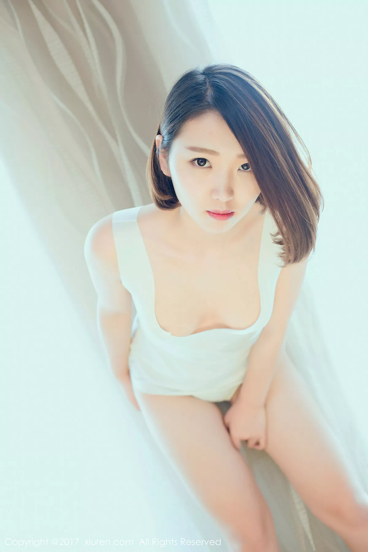 秀人集.com_[XiuRen秀人网]No.796_软妹子雨夕cy白色浴袍+性感睡衣秀完美身材丰乳肥臀写真47P