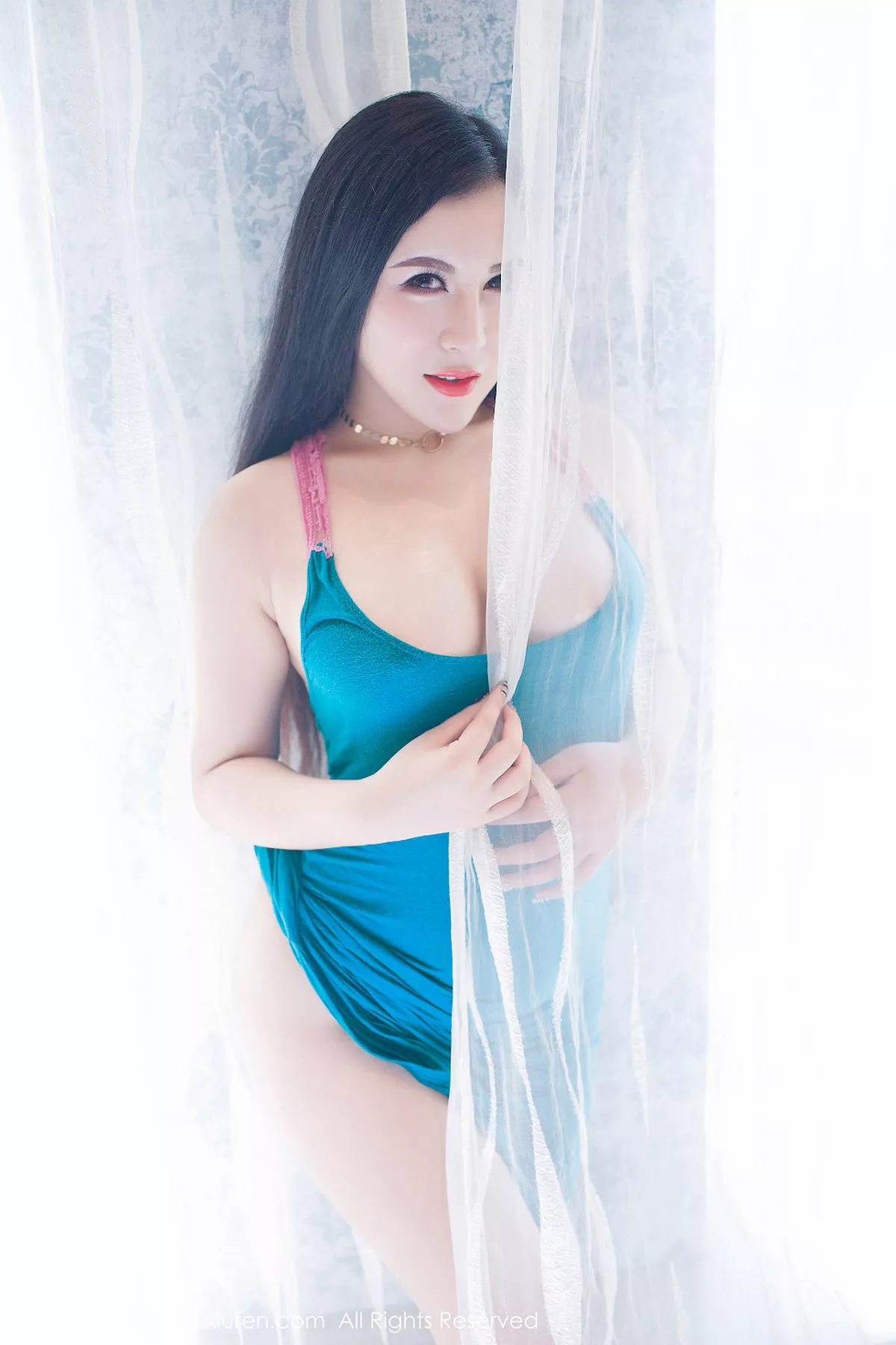 秀人集.com_[XiuRen秀人网]No.807_嫩模MODEL伊若白色薄纱蕾丝大尺度秀傲人豪乳诱惑写真47P