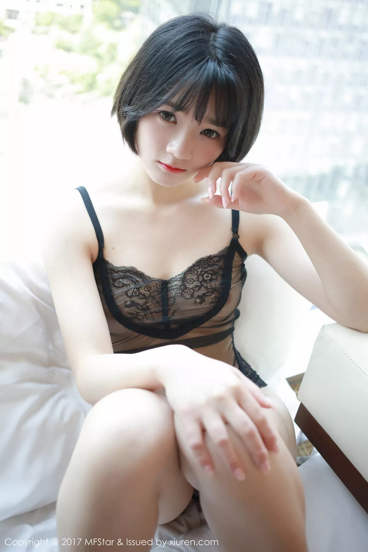 秀人集.com_[MFStar模范学院]Vol.110_嫩模悦爷妖精黑色蕾丝情趣内衣透视秀美乳诱惑写真52P