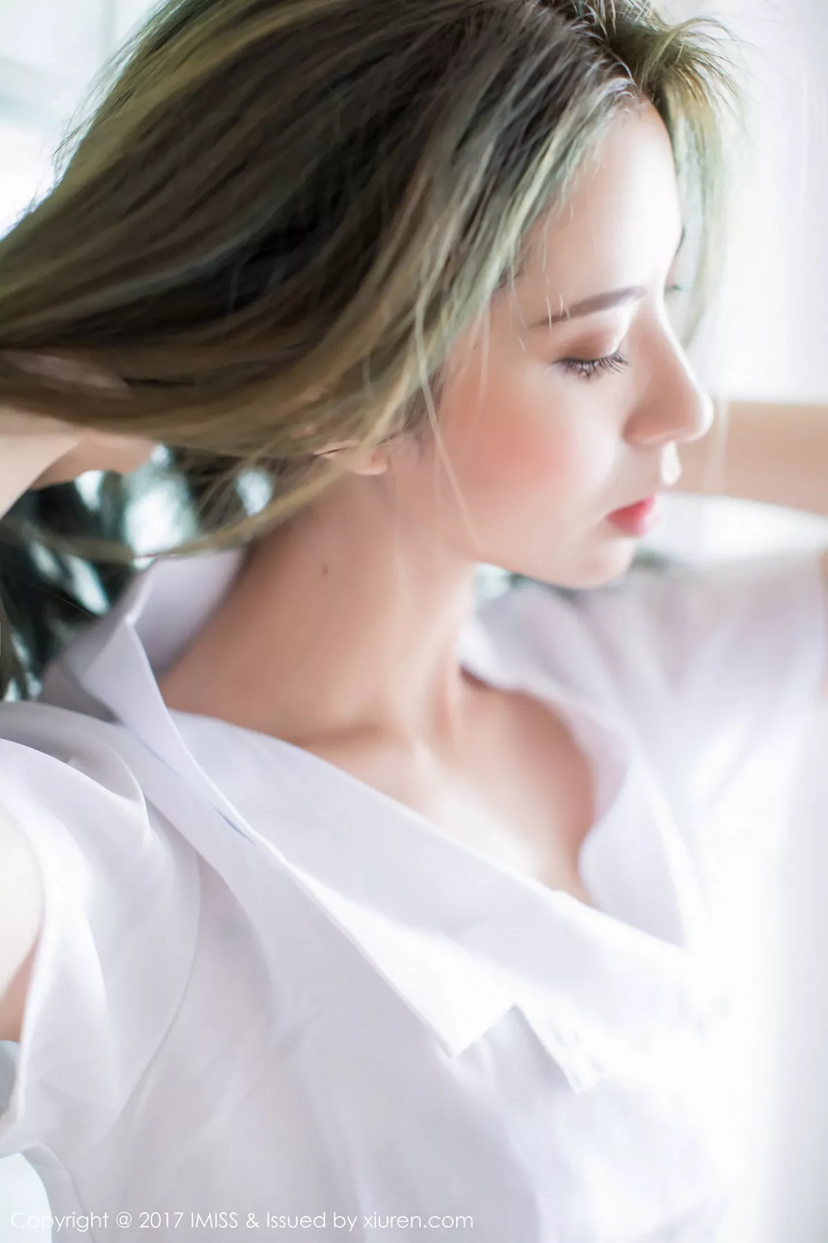 秀人集.com_[IMISS爱蜜社]Vol.198_高挑美女carry白衬衣下性感白嫩美腿加黑色内衣诱惑写真54P