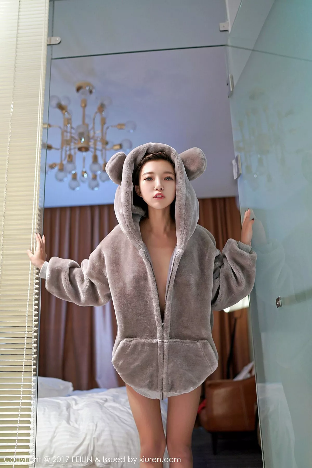 秀人集.com_[FeiLin嗲囡囡]Vol.118_短发妹子冯木木LRIS居家私房大尺度全裸泡泡浴诱惑写真41P