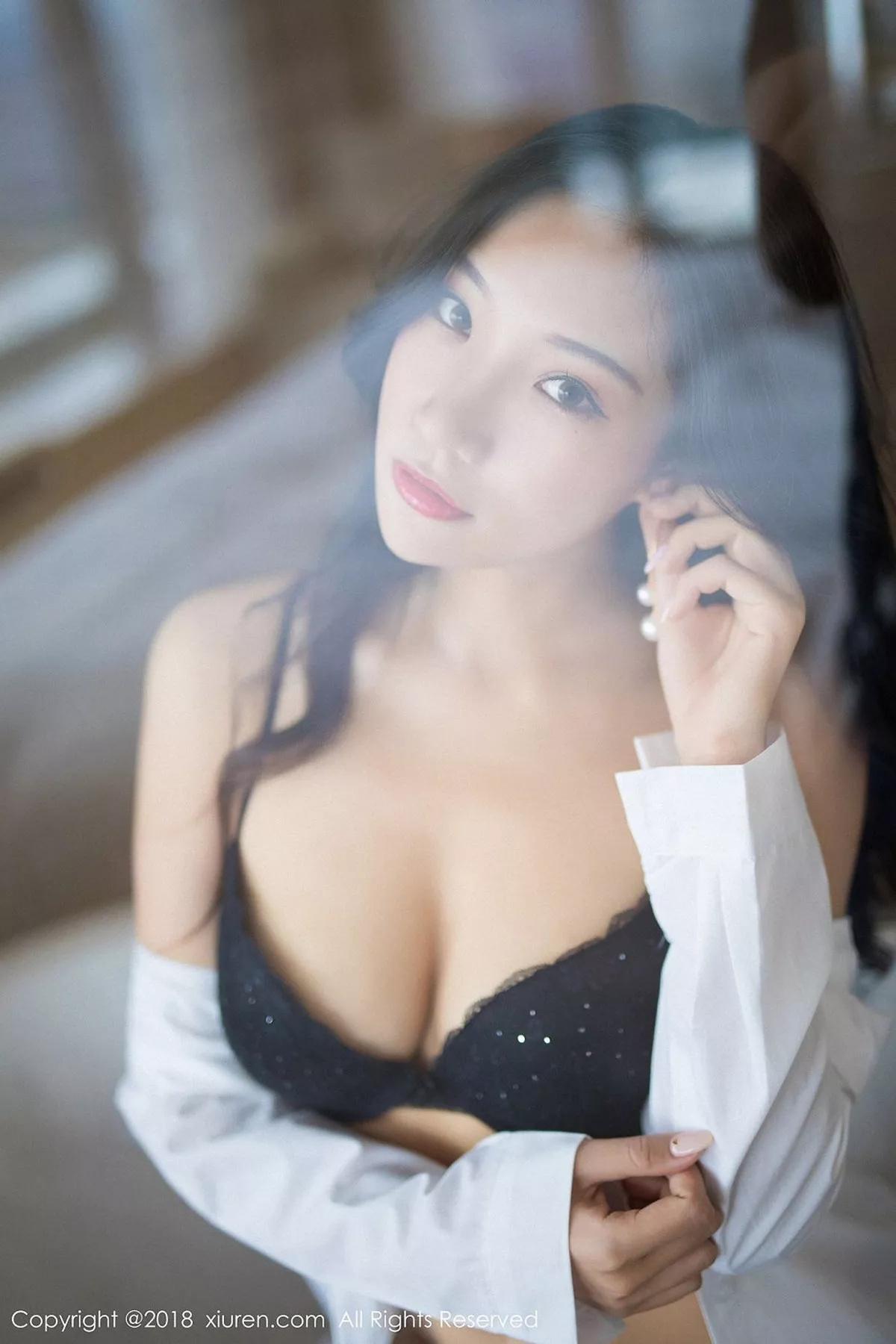 秀人集.com_[XiuRen秀人网]No.893_嫩模小狐狸Sica性感黑色女仆装+浴室透视内衣诱惑写真45P