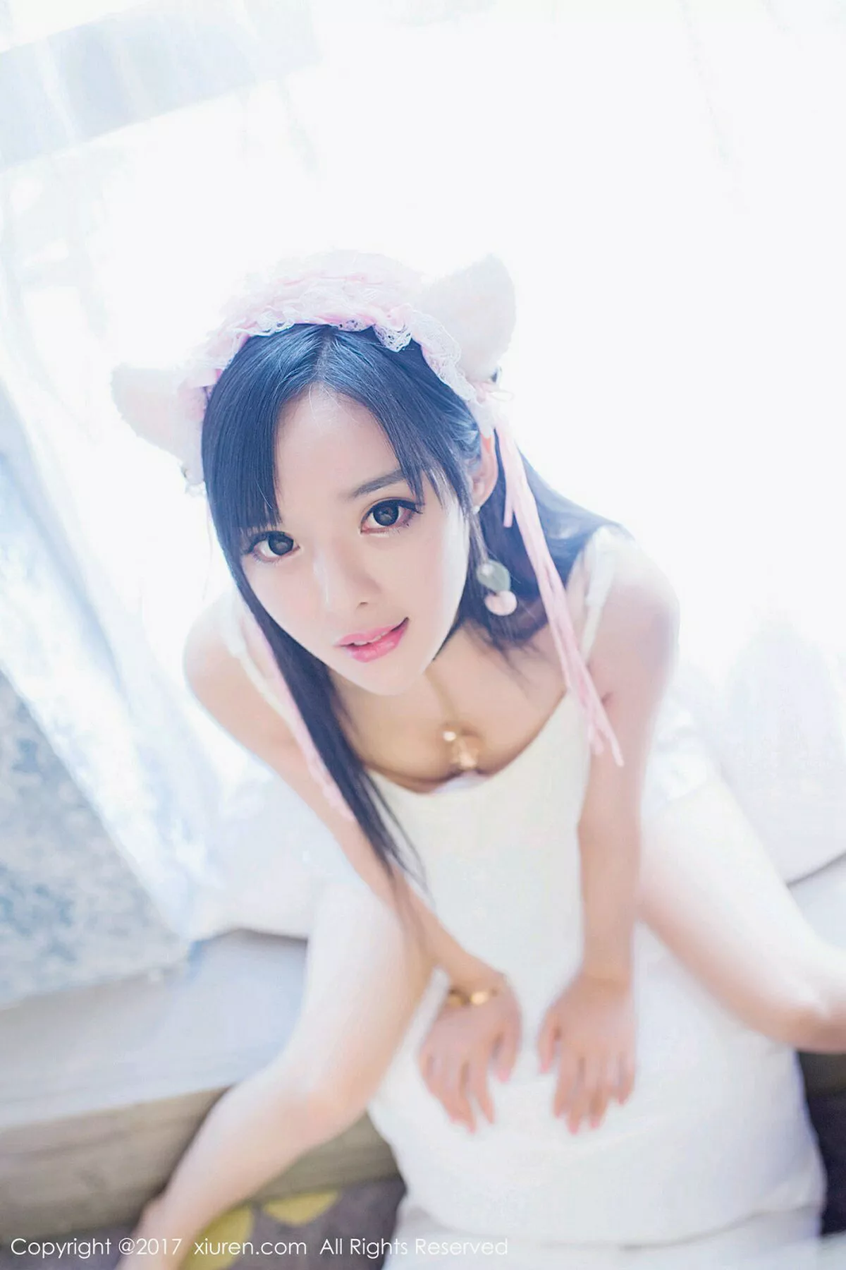 秀人集.com_[XiuRen秀人网]No.874_嫩模柠檬baby居家白色吊带猫女郎+日系体操服完美诱惑写真47P