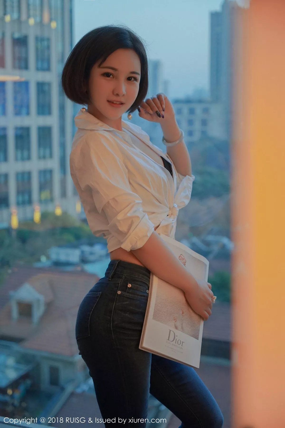 秀人集.com_[RUISG瑞丝馆]Vol.037_嫩模米粒sweet性感内衣配紧身牛仔裤秀魔鬼身材诱惑写真38P