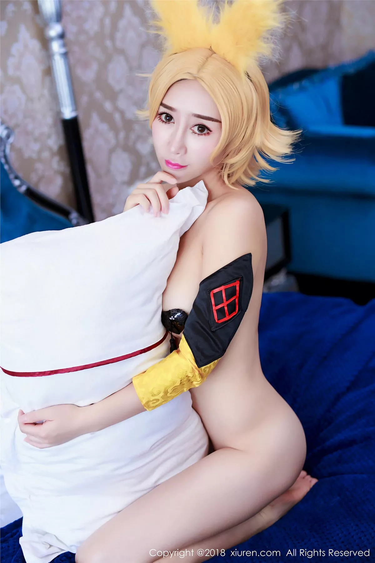 秀人集.com_[XiuRen秀人网]No.937_嫩模邹晶晶女王王者荣耀妲己COS大尺度露血滴子美乳诱惑写真44P