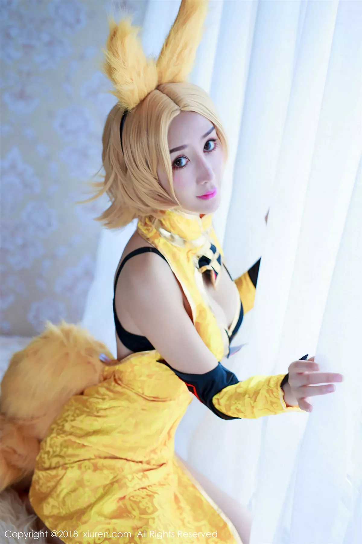 秀人集.com_[XiuRen秀人网]No.937_嫩模邹晶晶女王王者荣耀妲己COS大尺度露血滴子美乳诱惑写真44P