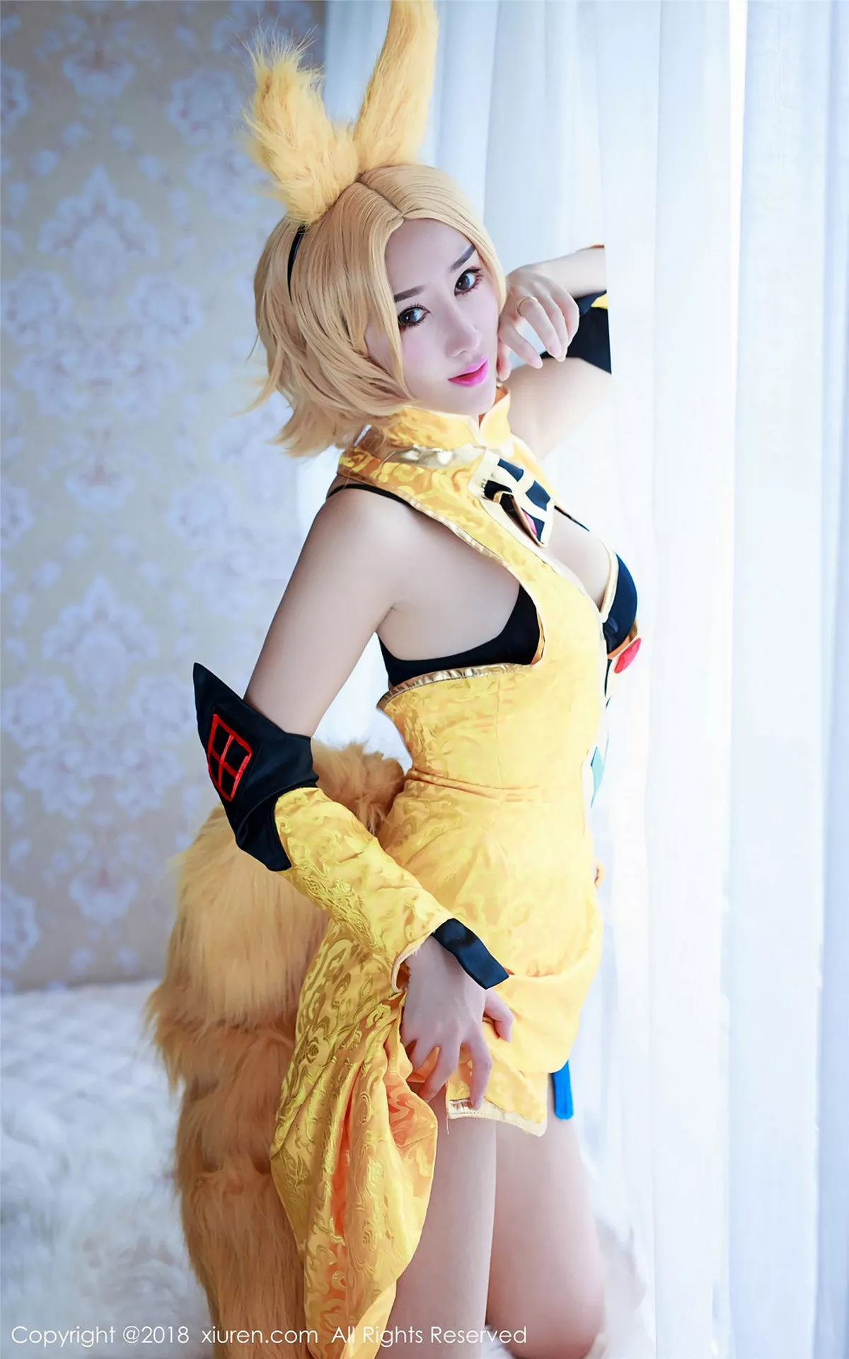 秀人集.com_[XiuRen秀人网]No.937_嫩模邹晶晶女王王者荣耀妲己COS大尺度露血滴子美乳诱惑写真44P