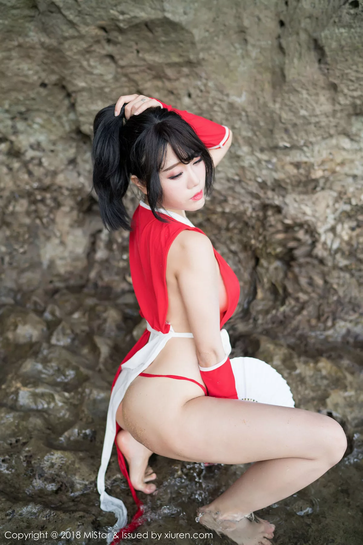 秀人集.com_[MiStar魅妍社]Vol.215_女神兜豆靓Youlina甲米旅拍外拍COS不知火舞热辣诱惑写真50P