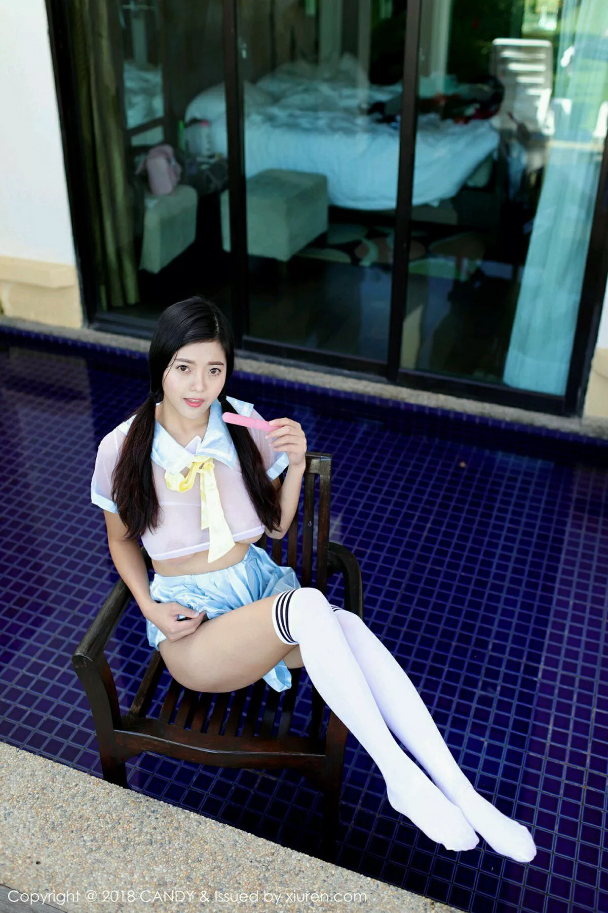 秀人集.com_[Candy糖果画报]Vol.057_女神Mieko林美惠子沙巴旅拍粉肚兜透视秀豪乳诱惑写真47P