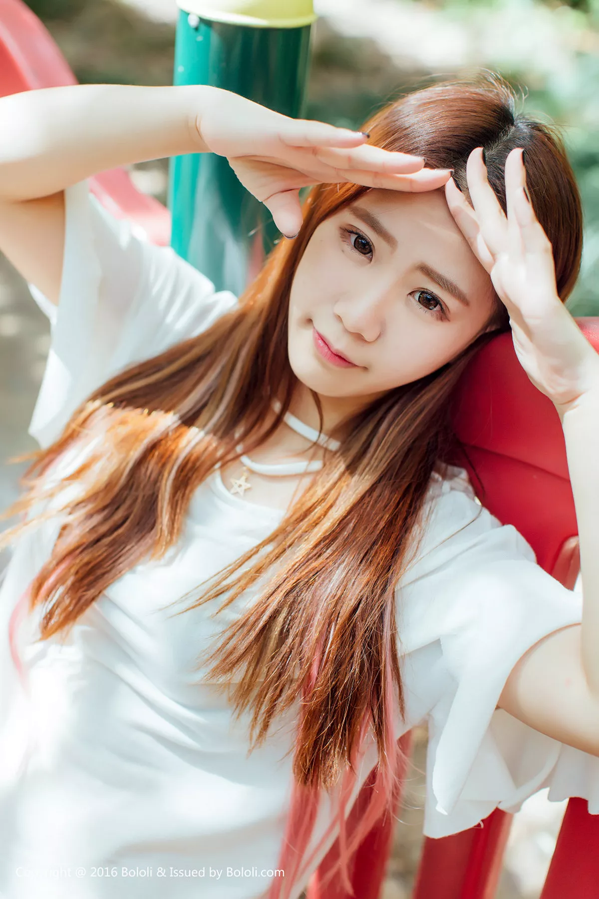 秀人集.com_[Tukmo兔几盟]Vol.109_清纯嫩模董成丽游乐园里白色短袖衫配黄色短裙清爽迷人写真40P