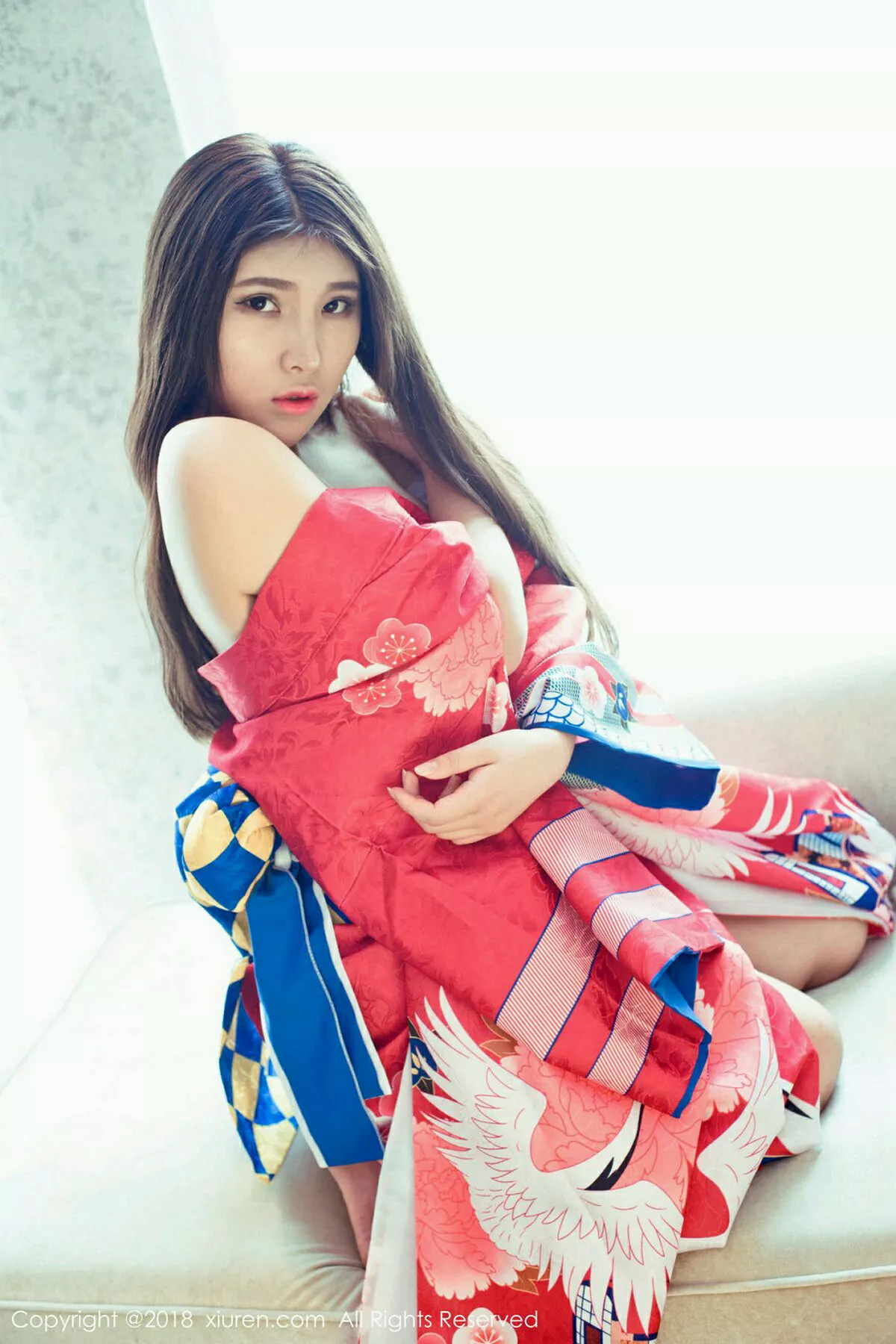 秀人集.com_[XiuRen秀人网]No.973_嫩模当然是小熊呀日本花魁和服+蓝色点式比基尼秀完美身材写真42P