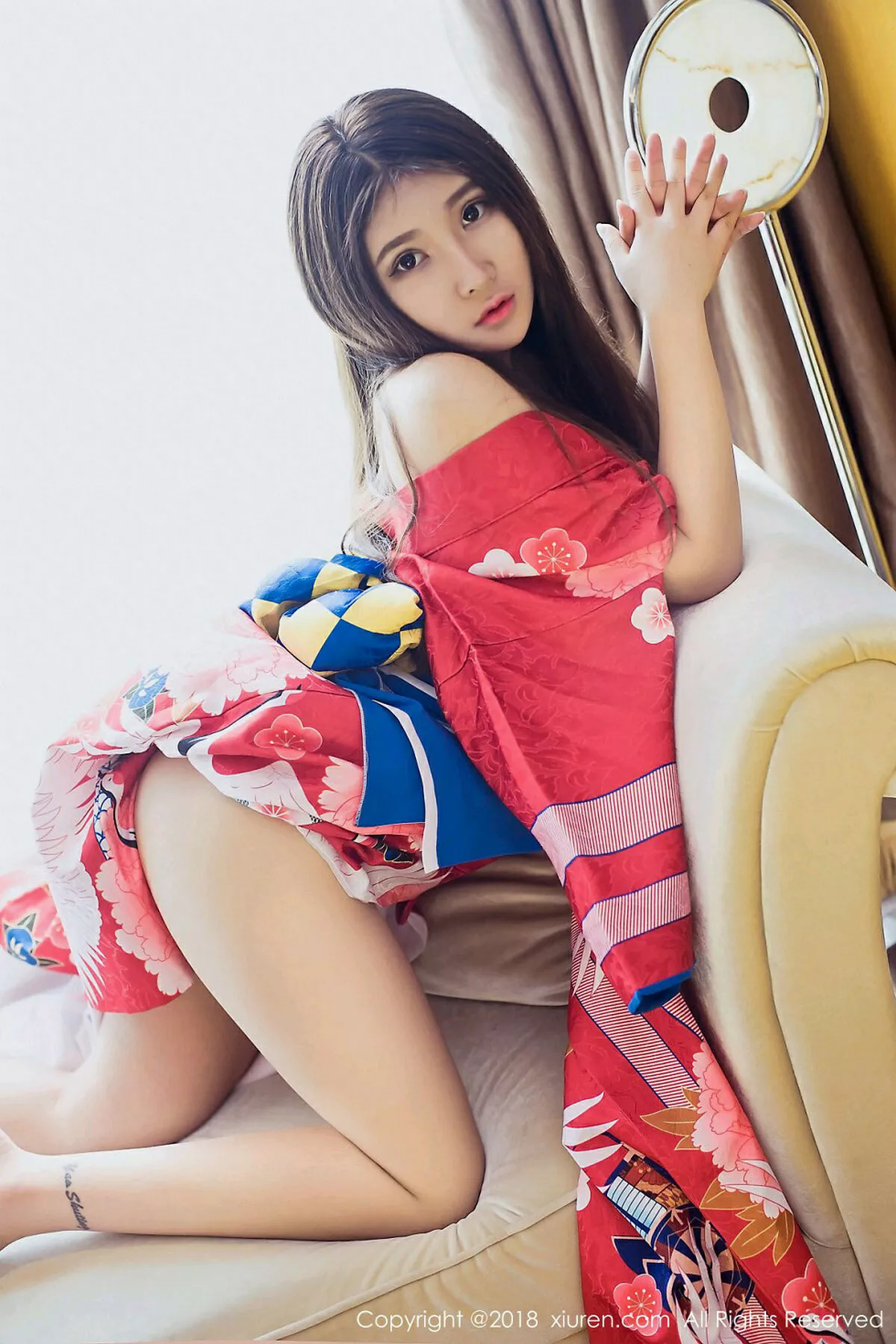 秀人集.com_[XiuRen秀人网]No.973_嫩模当然是小熊呀日本花魁和服+蓝色点式比基尼秀完美身材写真42P