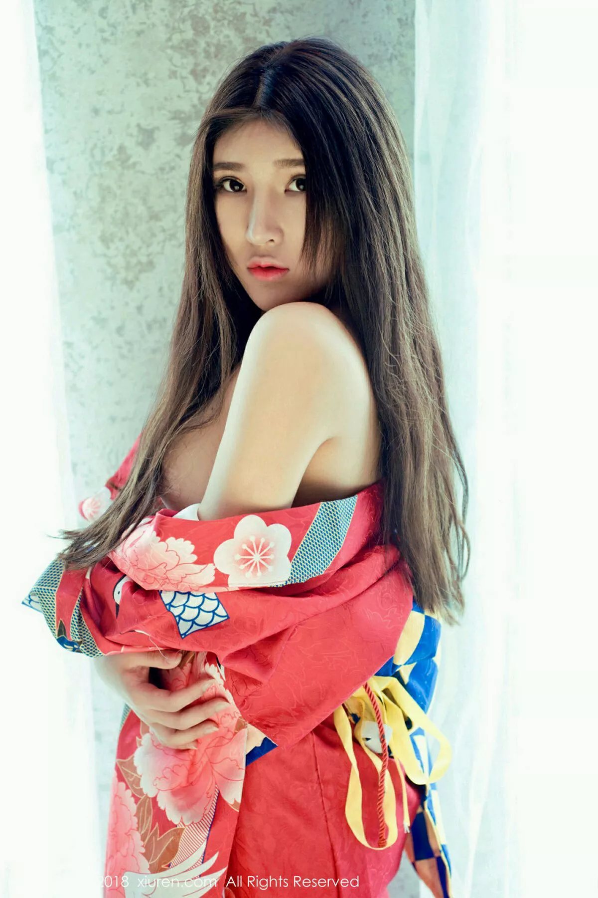 秀人集.com_[XiuRen秀人网]No.973_嫩模当然是小熊呀日本花魁和服+蓝色点式比基尼秀完美身材写真42P