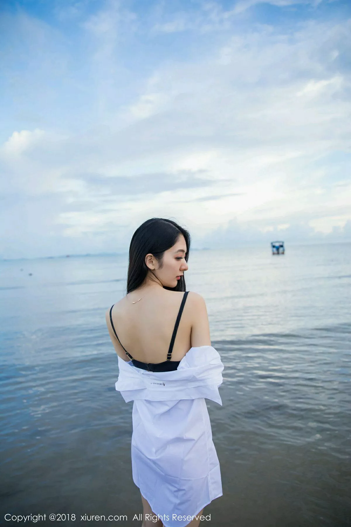 秀人集.com_[XiuRen秀人网]No.962_嫩模小热巴甲米旅拍性感白衬衫配蕾丝内衣妩媚诱惑写真43P