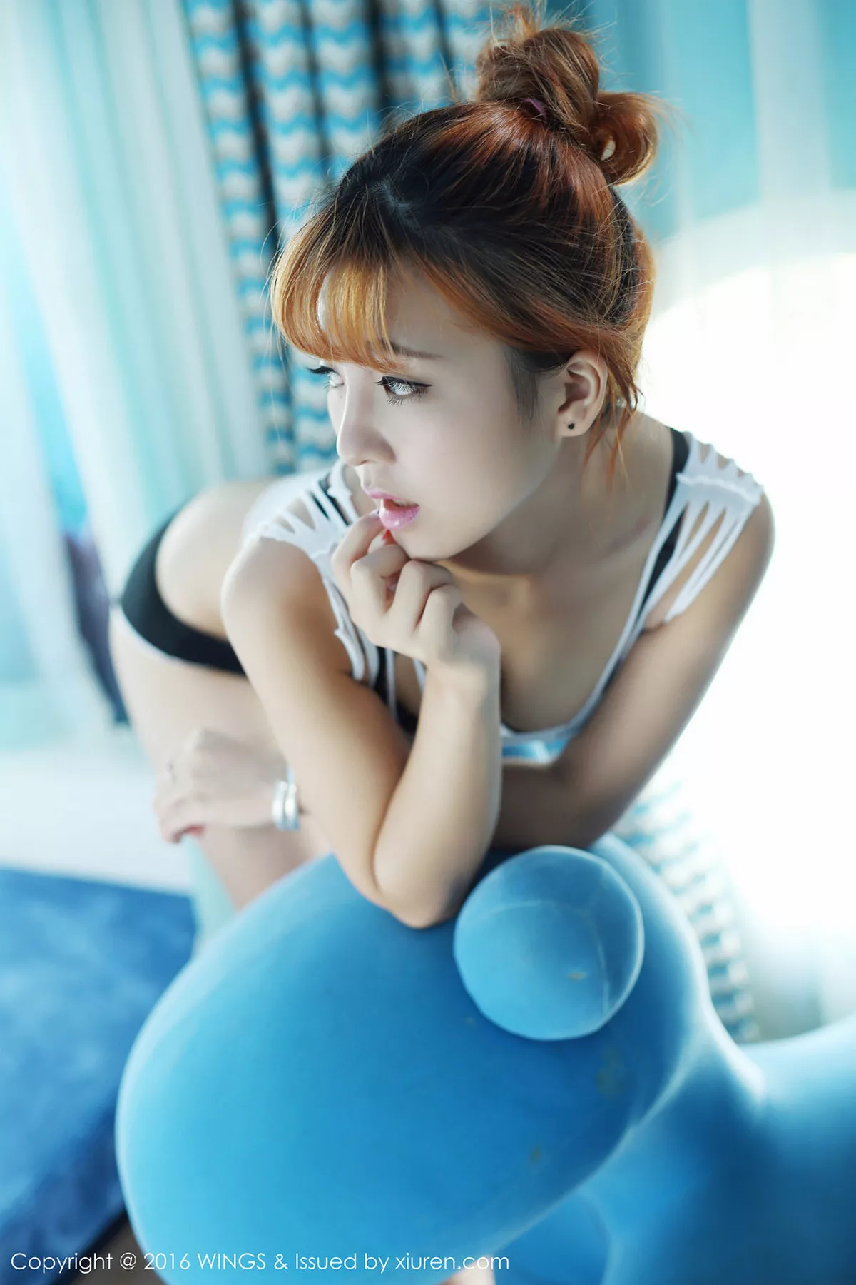 秀人集.com_[WingS影私荟]Vol.011_嫩模奚梦娇白色缕空连体睡裙性感黑色内衣秀美胸写真56P