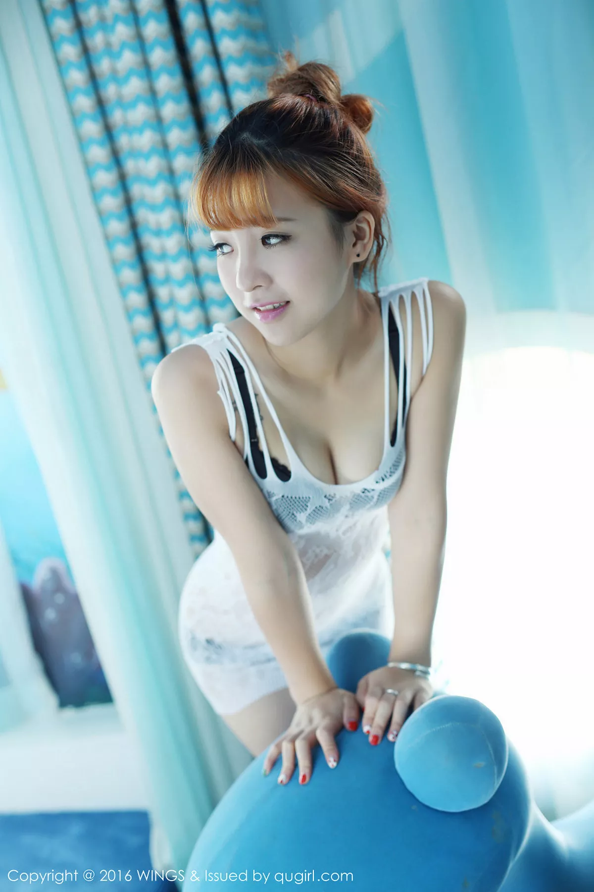 秀人集.com_[WingS影私荟]Vol.011_嫩模奚梦娇白色缕空连体睡裙性感黑色内衣秀美胸写真56P