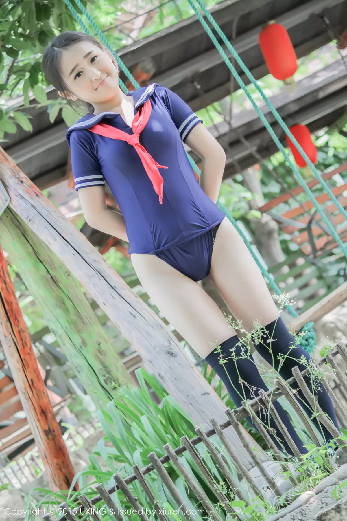 秀人集.com_[UXING优星馆]Vol.017_嫩模煊煊sunny爱吃棒棒糖的连体泳装妹子性感写真50P