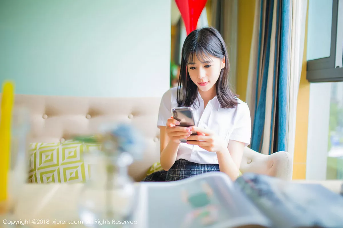 秀人集.com_[XiuRen秀人网]No.1014_嫩模艾栗栗性感小秘书黑色包臀短裙配黑色丝袜诱惑写真46P