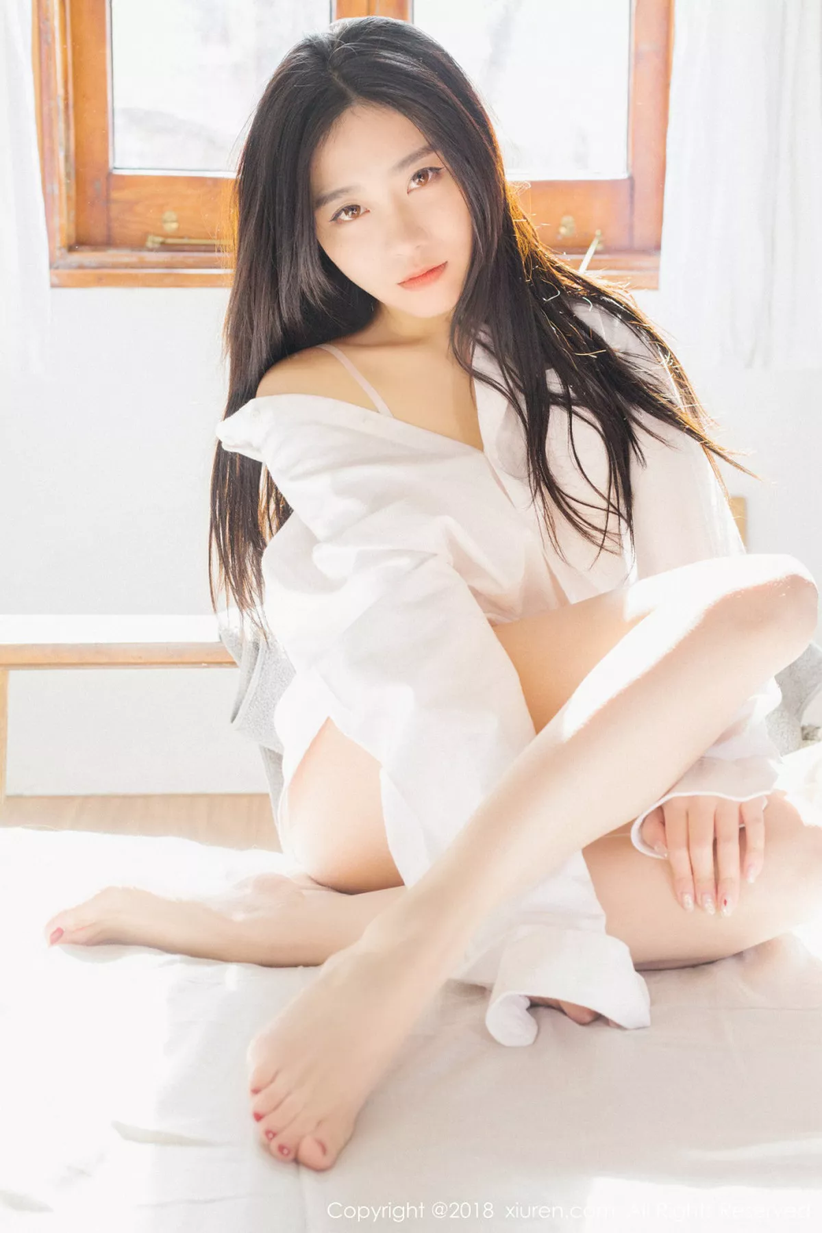 秀人集.com_[XiuRen秀人网]No.1024_女神许诺Sabrina居家早安女友系列床上慵懒迷人写真82P