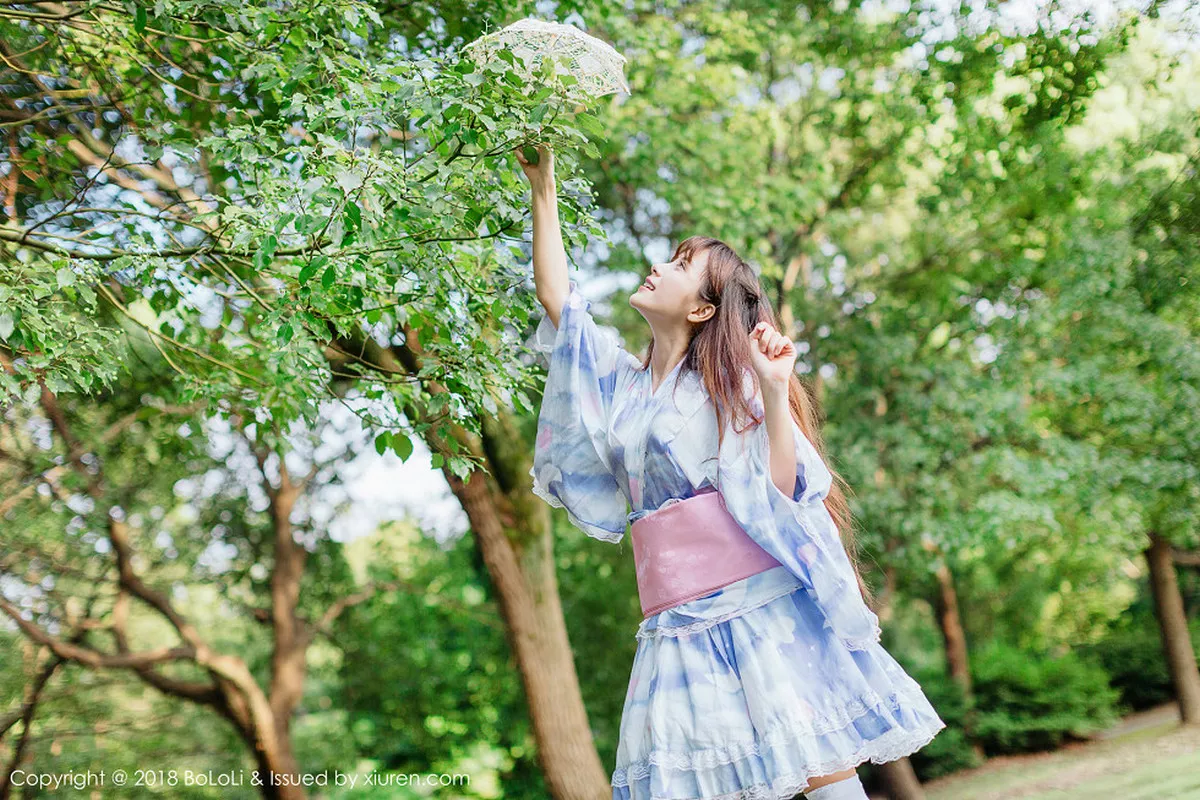 秀人集.com_[Tukmo兔几盟]Vol.118_嫩模夏美酱户外日系百花裙配白丝袜清新迷人写真61P