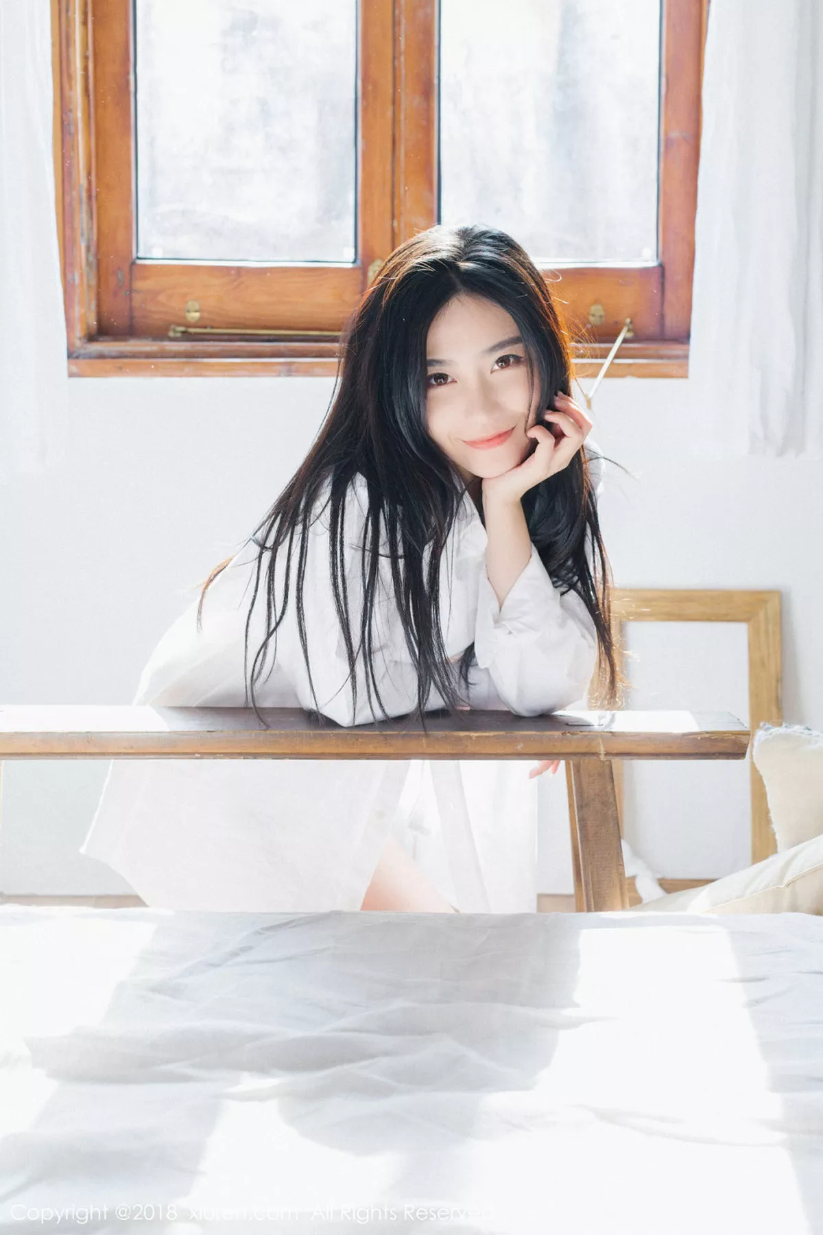 秀人集.com_[XiuRen秀人网]No.1024_女神许诺Sabrina居家早安女友系列床上慵懒迷人写真82P